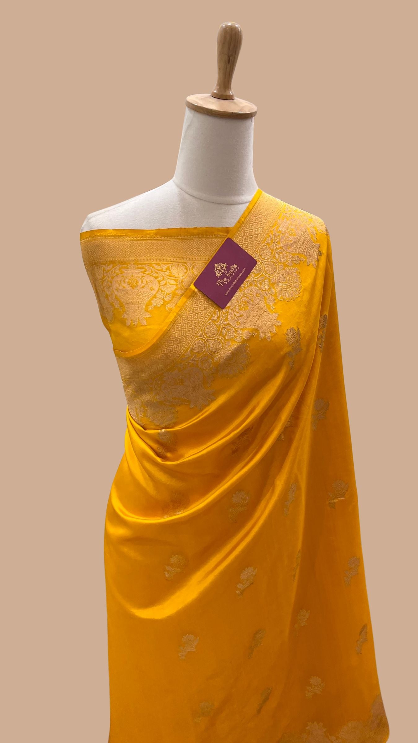 Pure Mango Silk Handloom Banarasi Saree