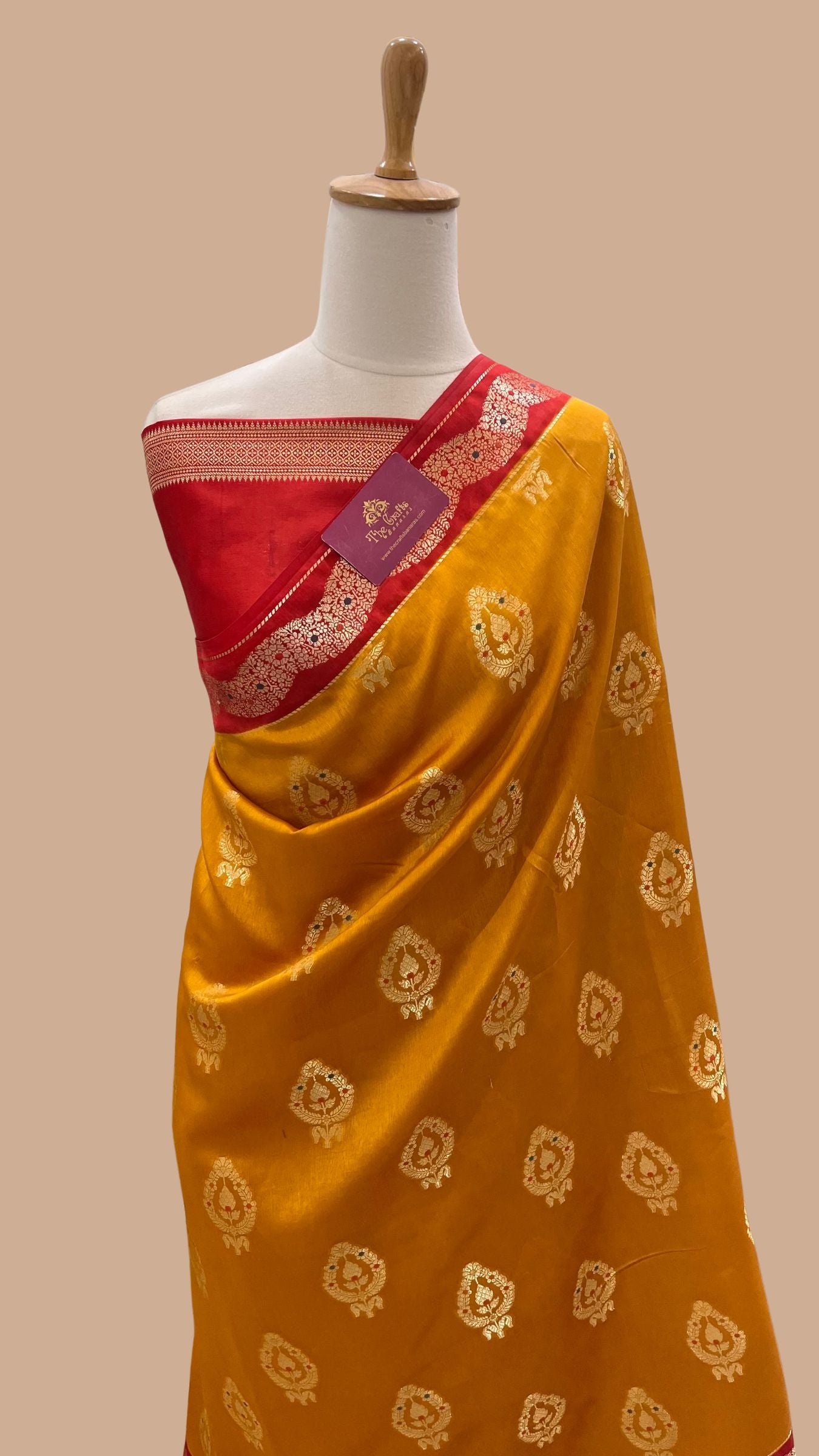 Pure Dupion Silk Banarasi Saree