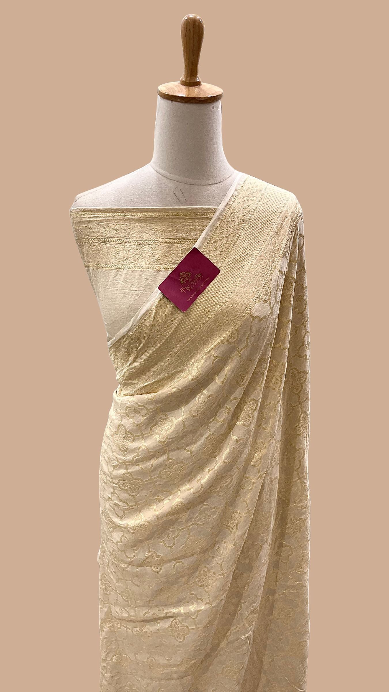 Pure Munga Silk Handloom Banarasi Saree