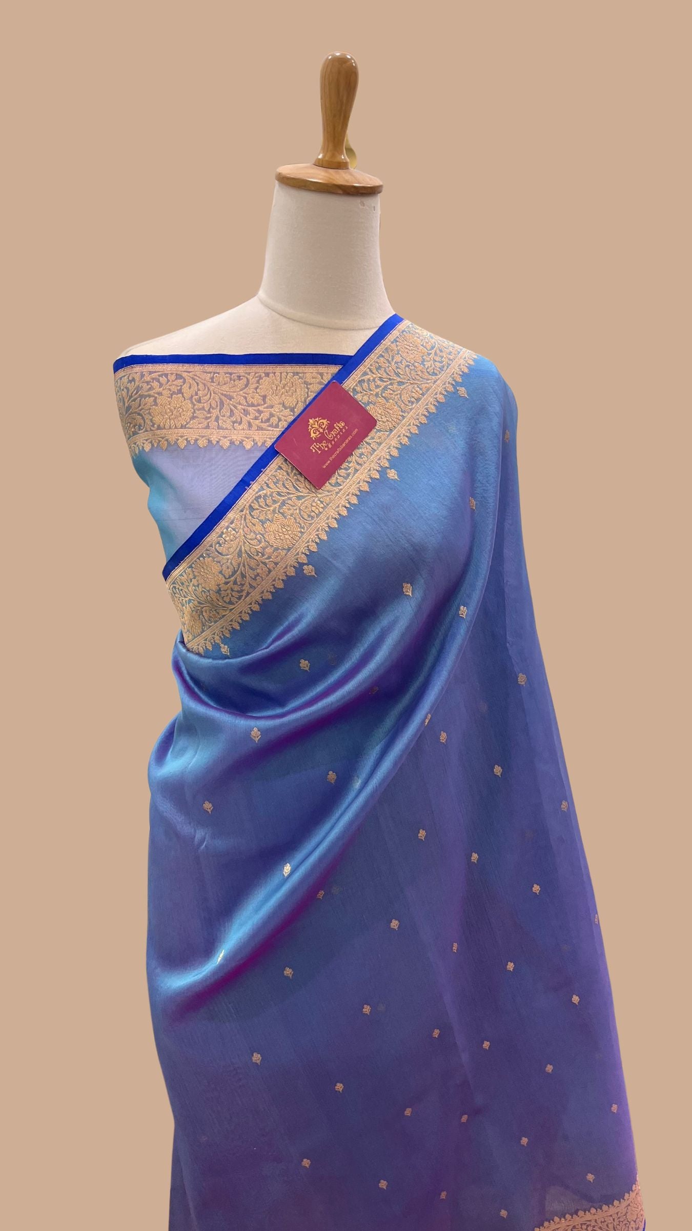 Pure Kora Silk Handloom Banarasi Saree