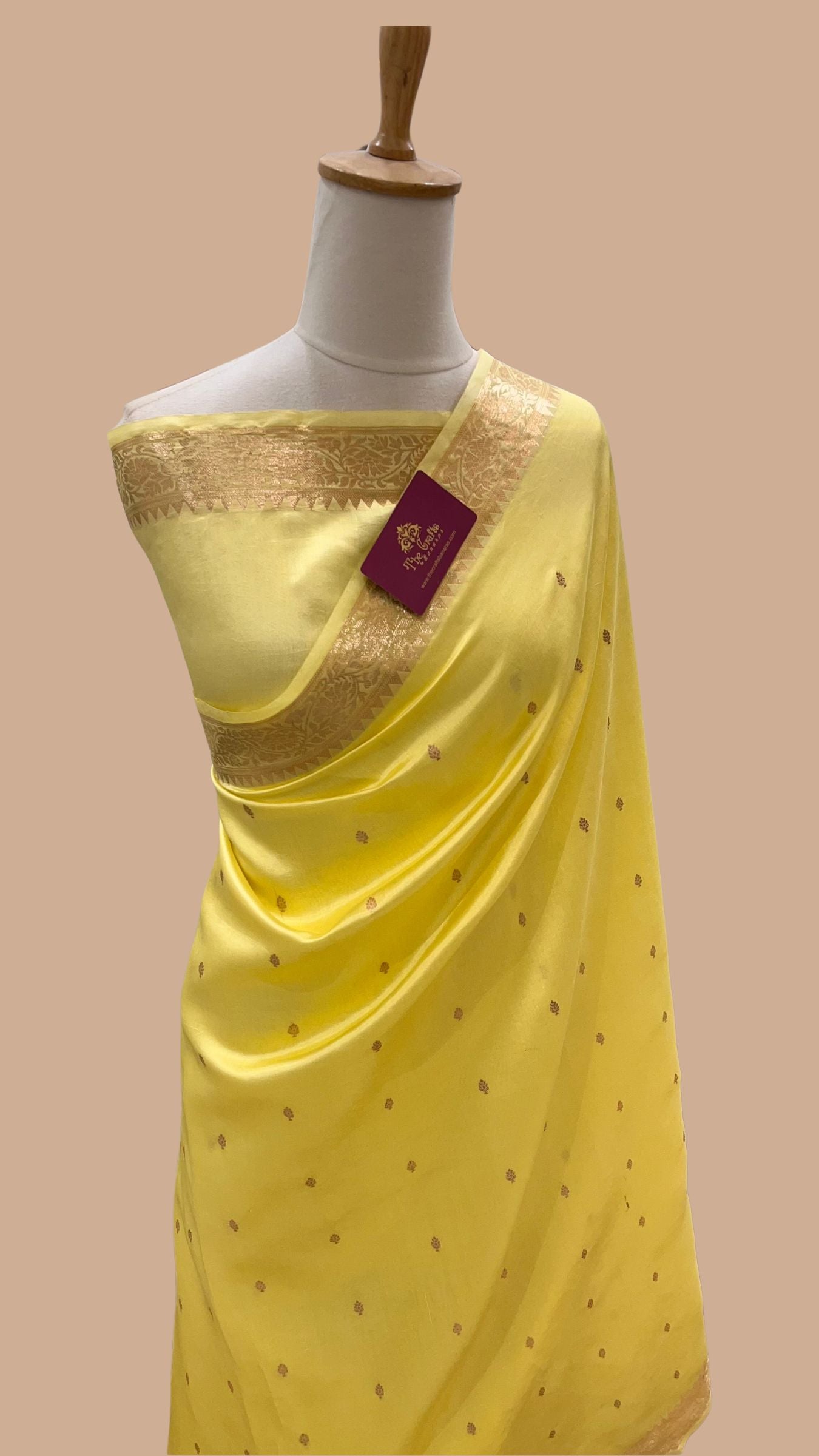 Pure Mango Silk Handloom Banarasi Saree