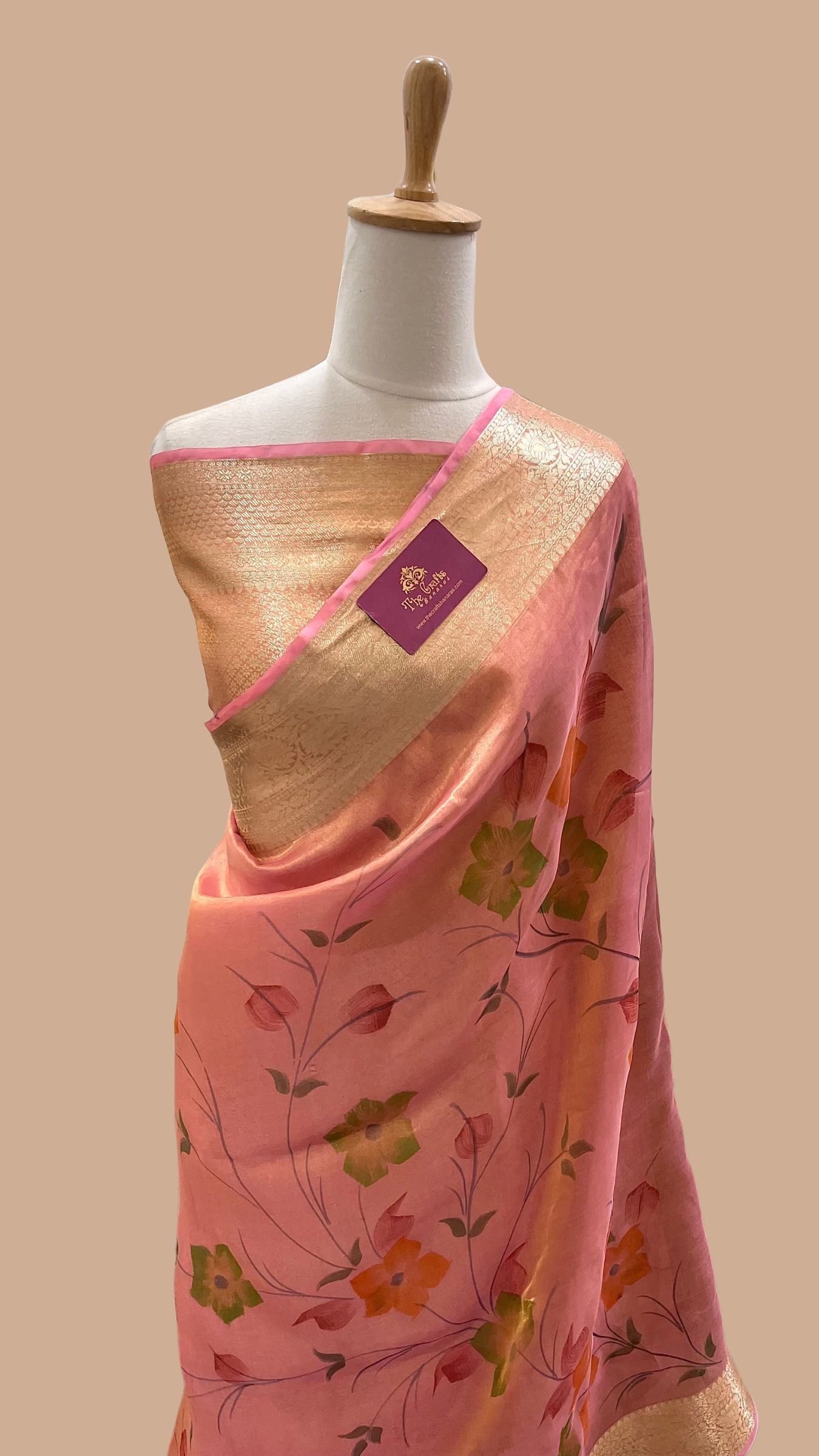 Pure Kora Tissue Silk Banarasi Saree