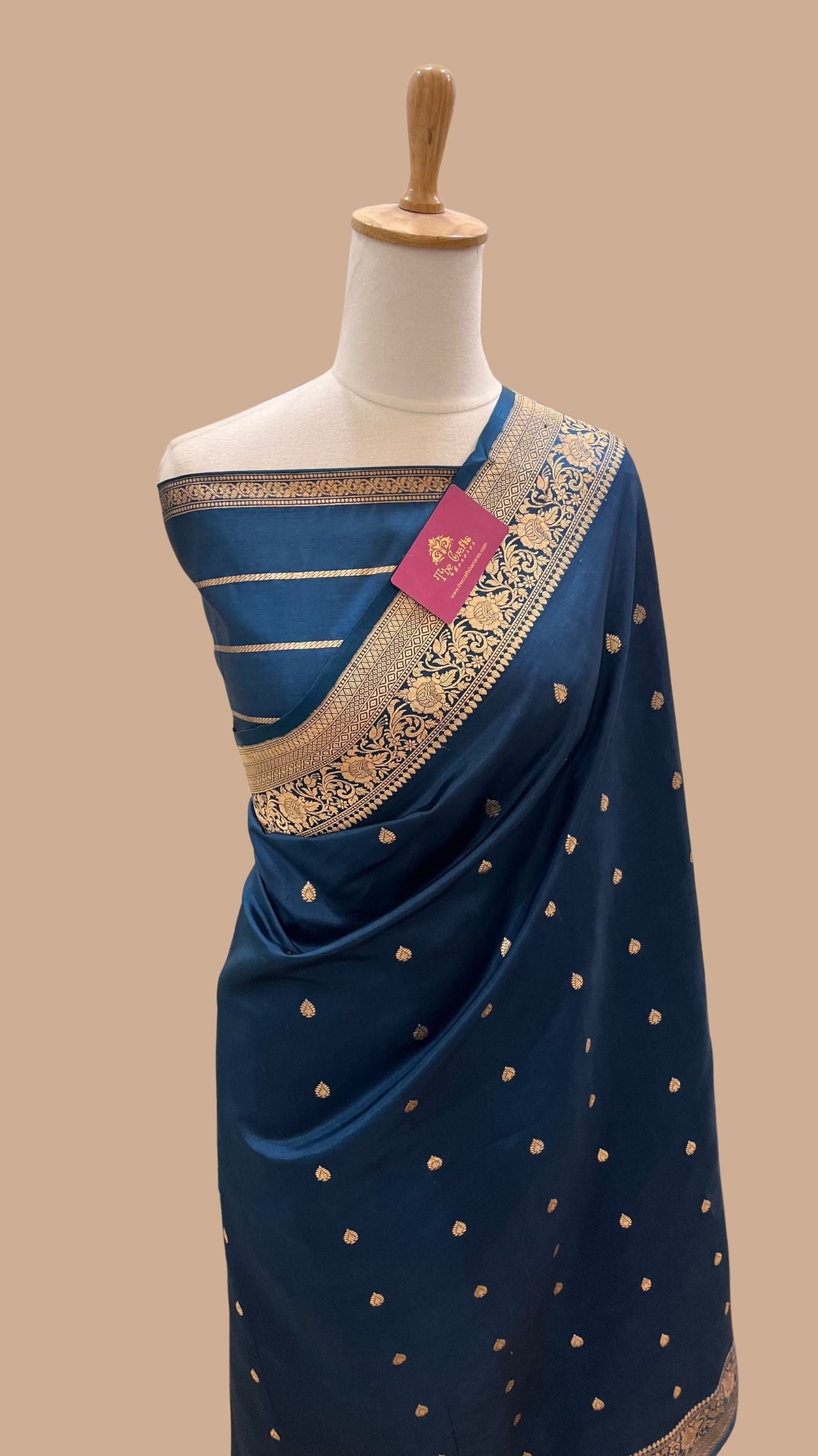 Pure Mango Silk Handloom Banarasi Saree