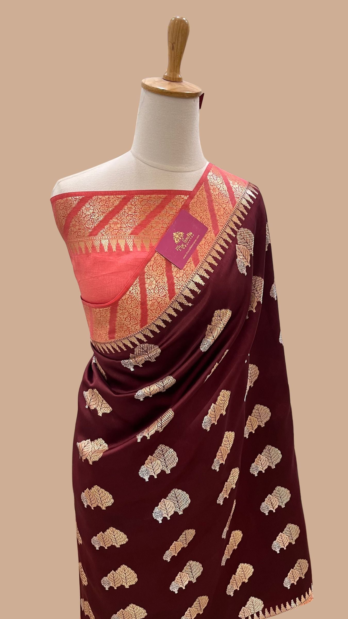 Pure Mango Silk Banarasi Saree