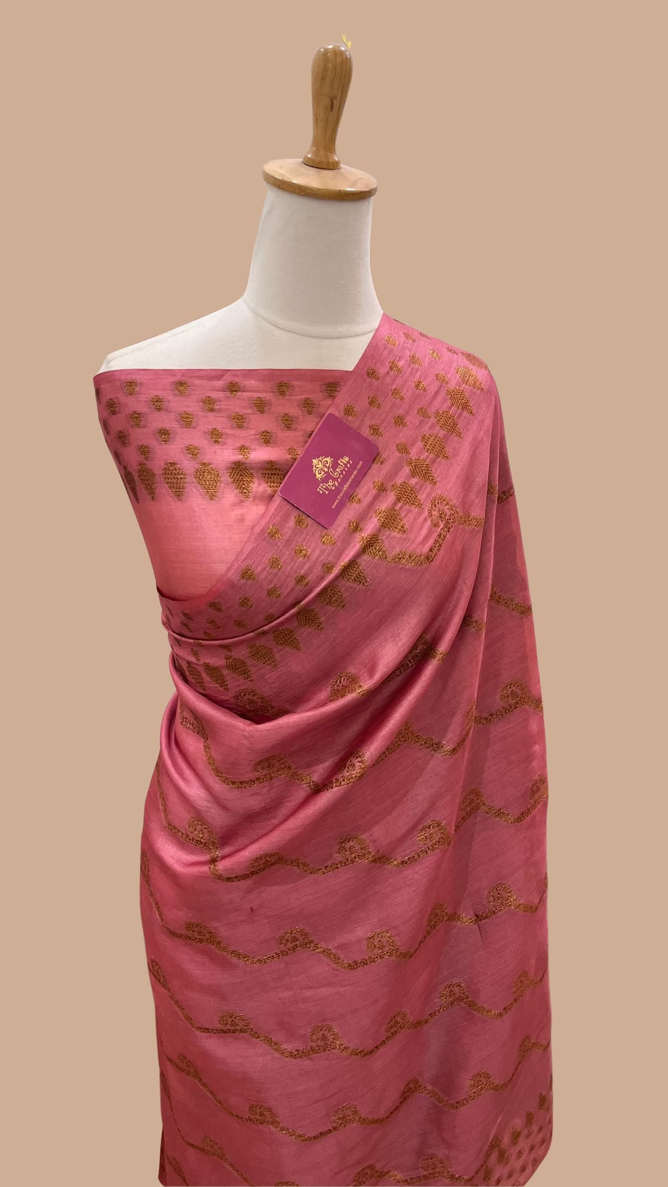 Pure Tussar Silk Banarasi Saree