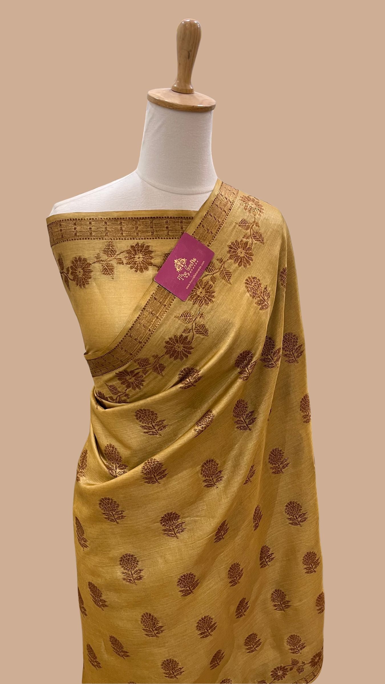 Pure Tussar Silk Banarasi Saree