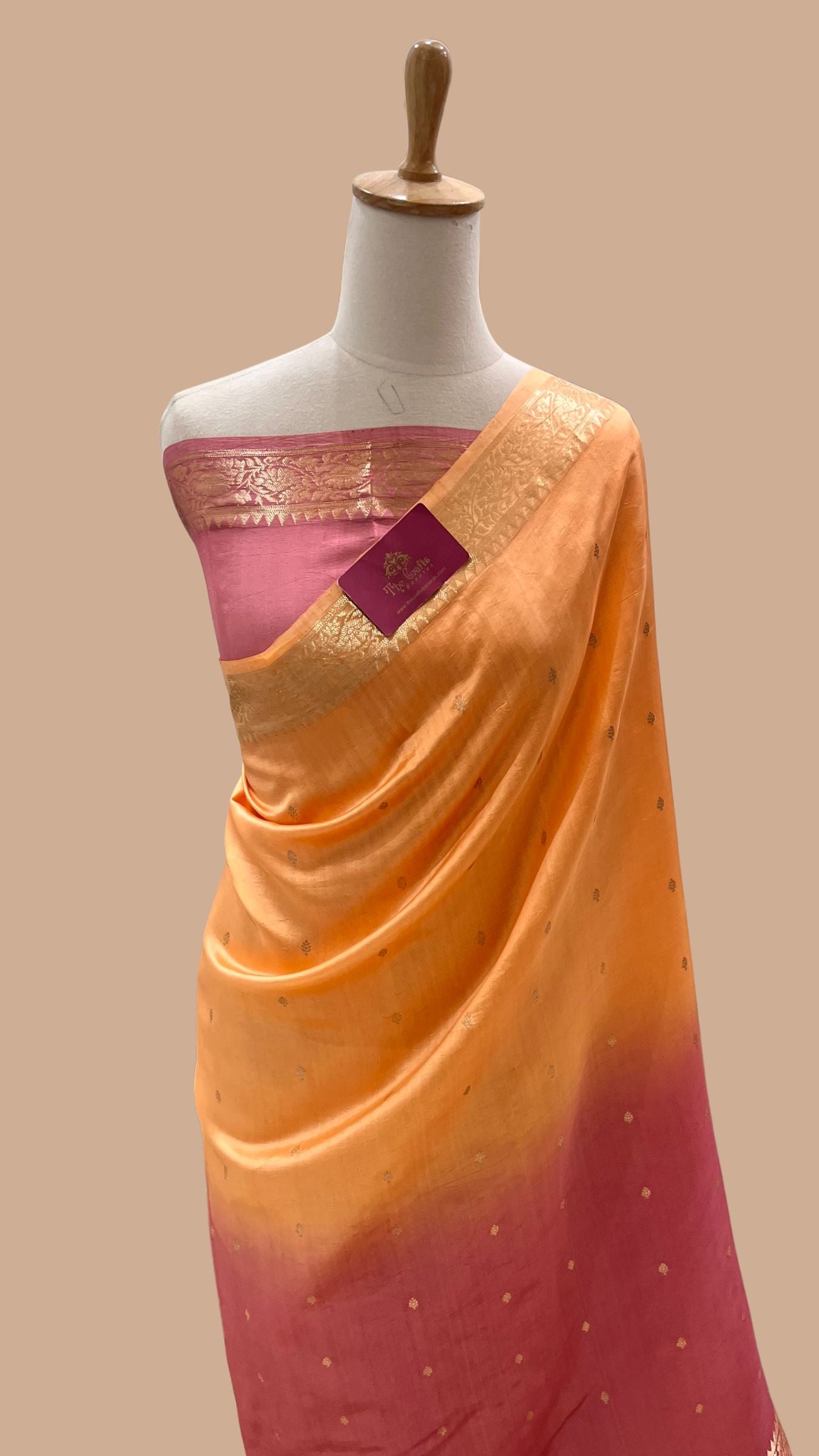 Pure Mango Silk Handloom Banarasi Saree