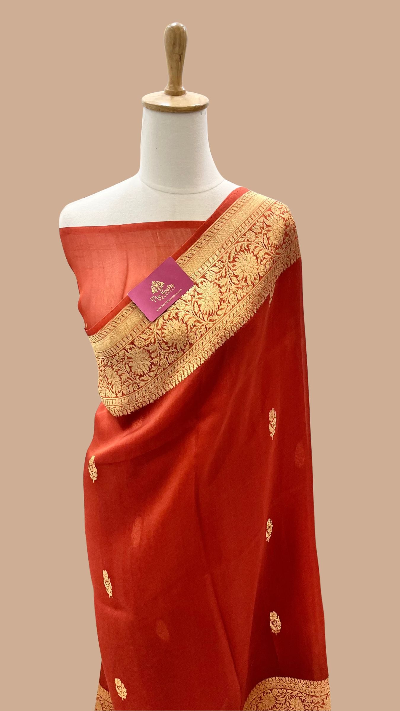 Pure Kora Silk Handloom Banarasi Saree