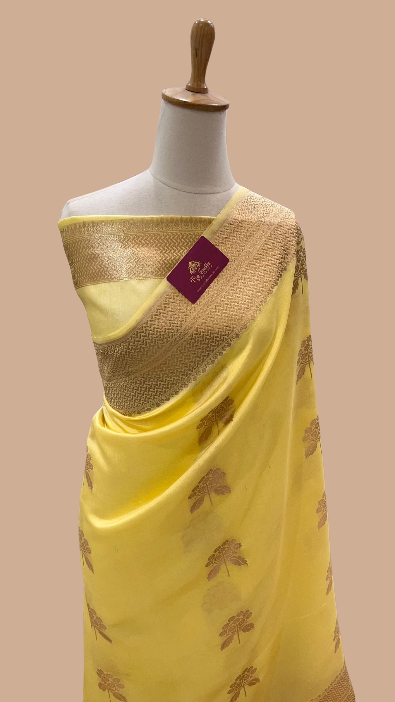 Pure Mango Silk Banarasi Saree