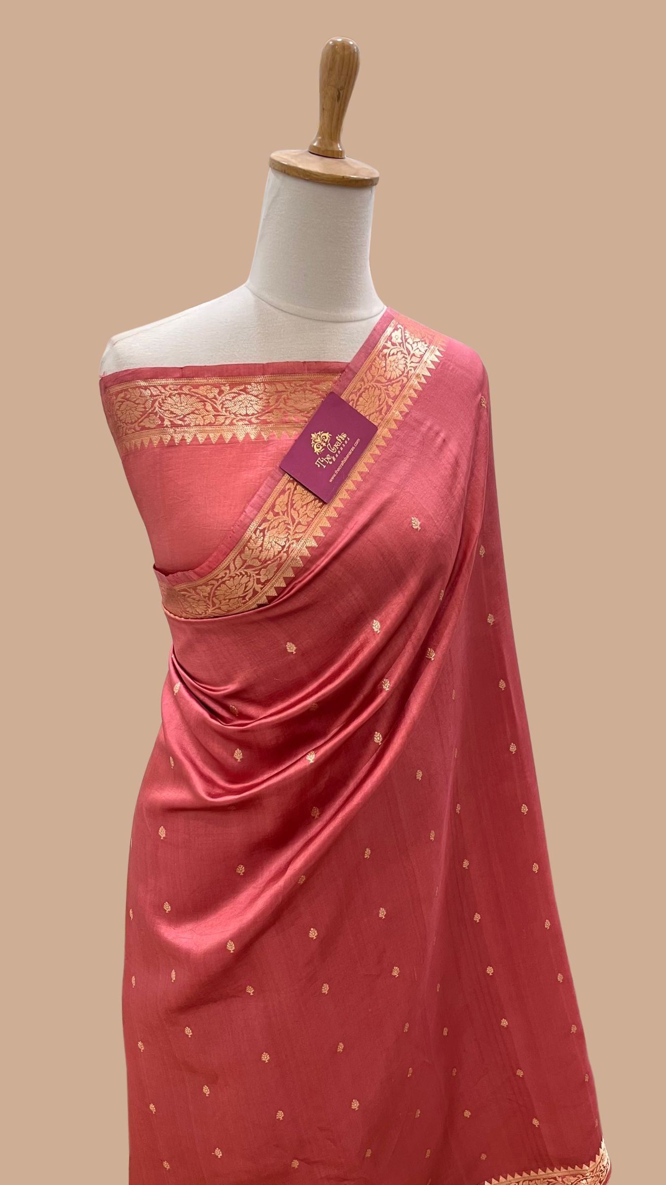 Pure Mango Silk Handloom Banarasi Saree