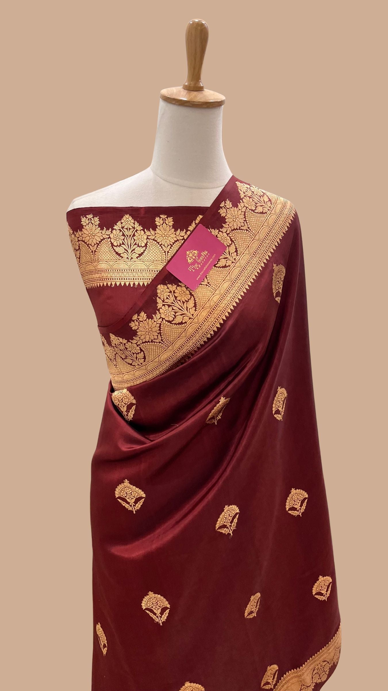 Pure Mango Silk Handloom Banarasi Saree
