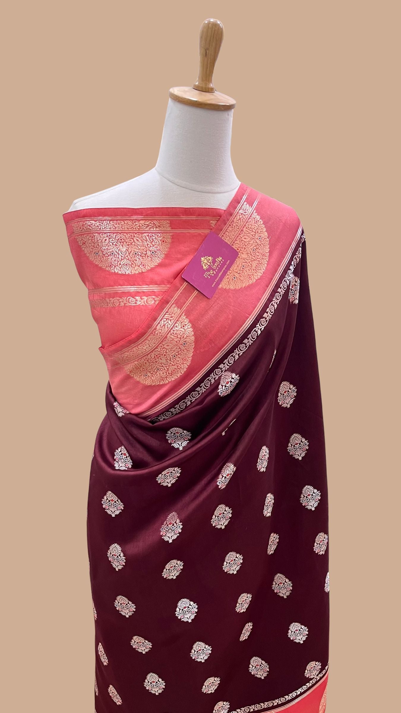Pure Mango Silk Banarasi Saree