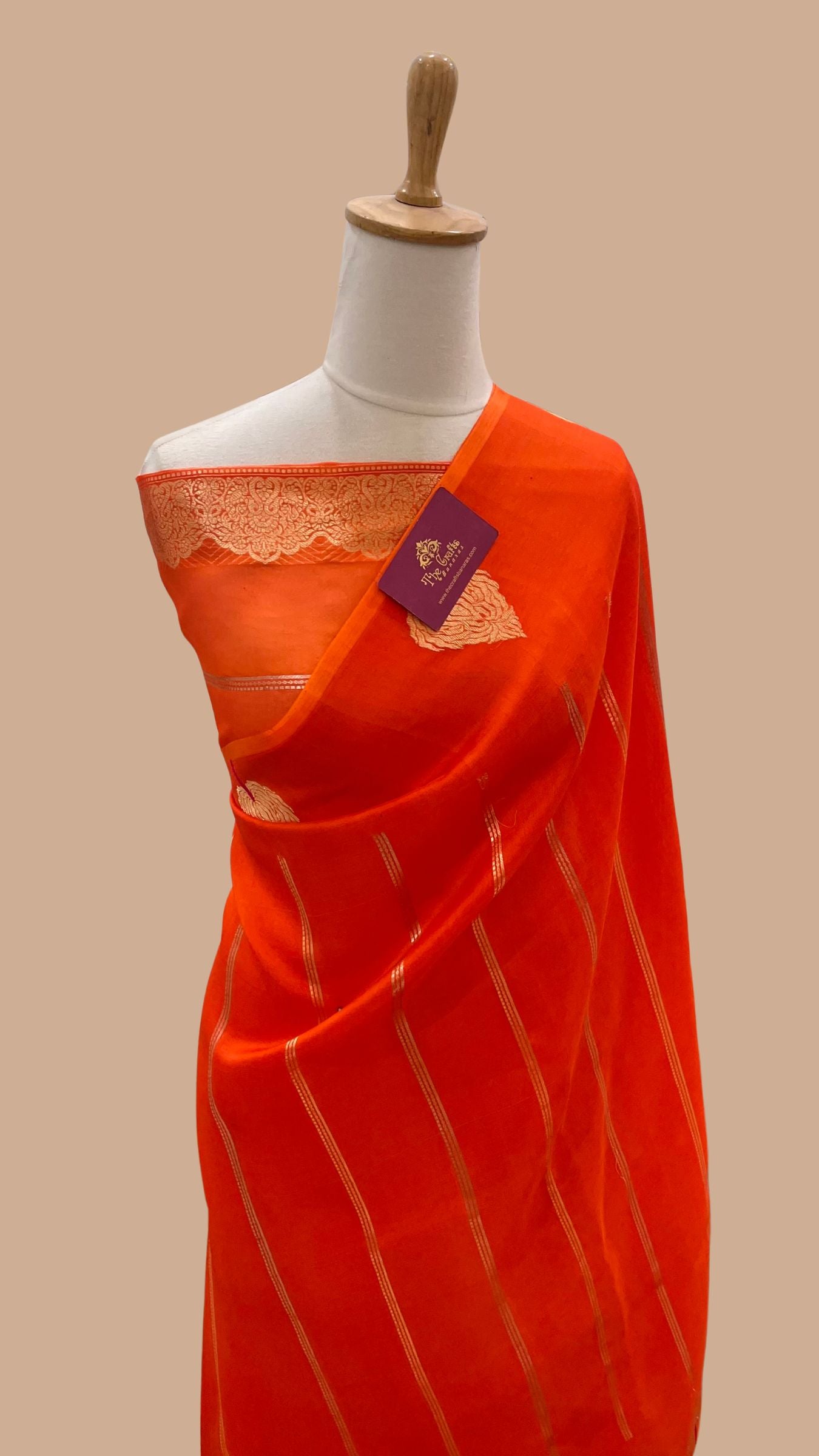 Pure Kora Silk Handloom Banarasi Saree