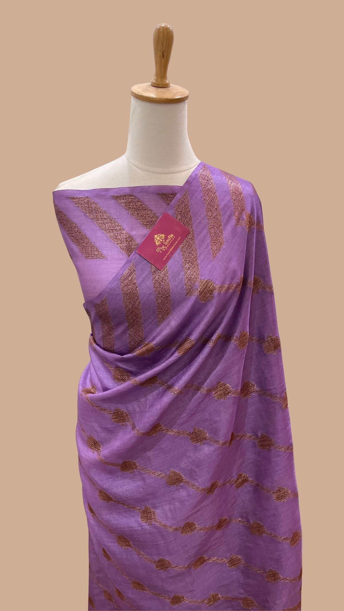 Pure Tussar Silk Banarasi Saree