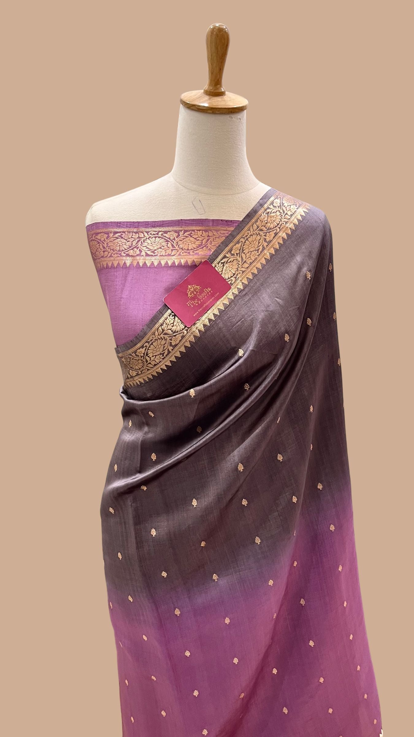 Pure Mango Silk Handloom Banarasi Saree