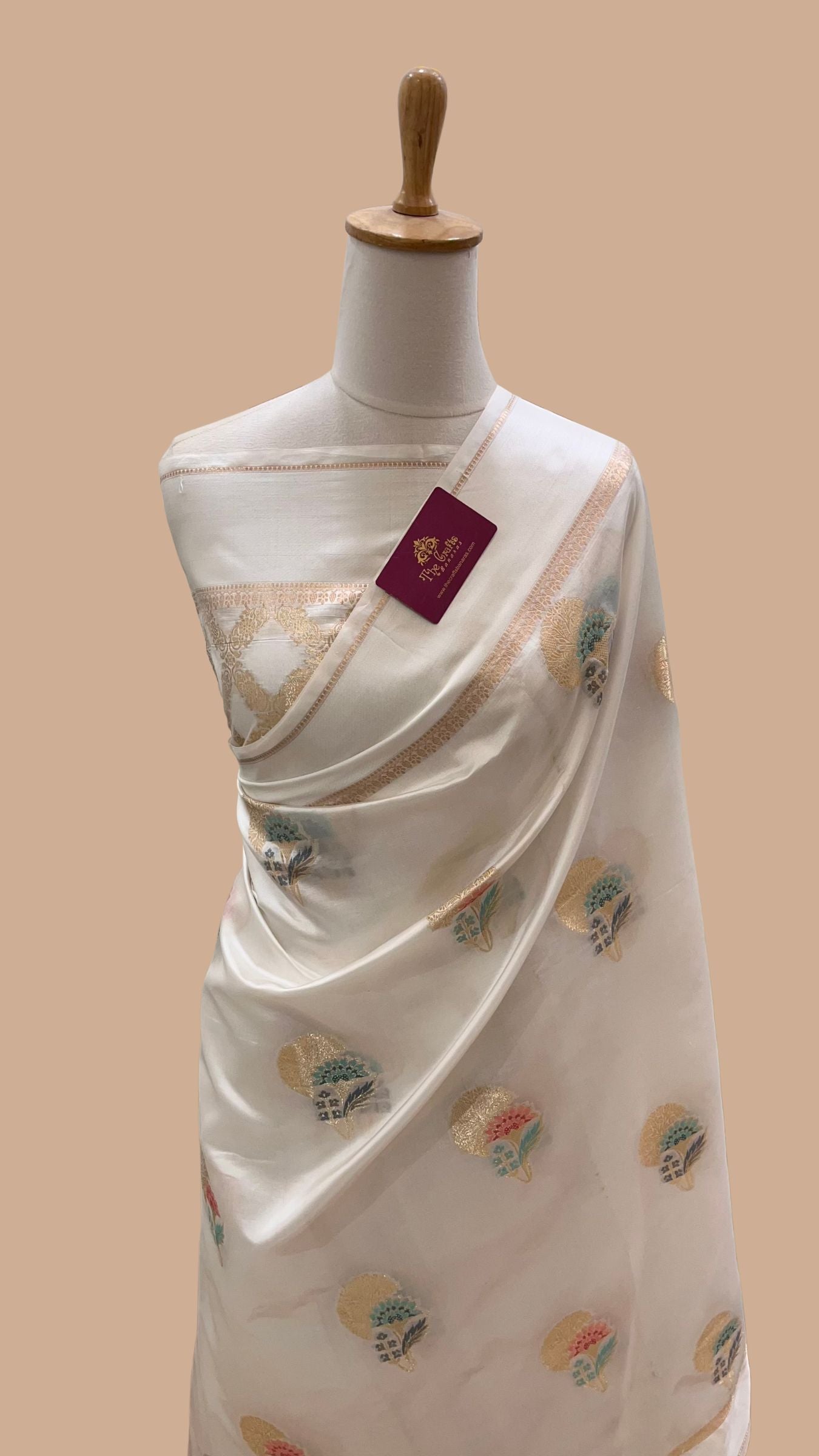 Pure Mango Silk Handloom Banarasi Saree