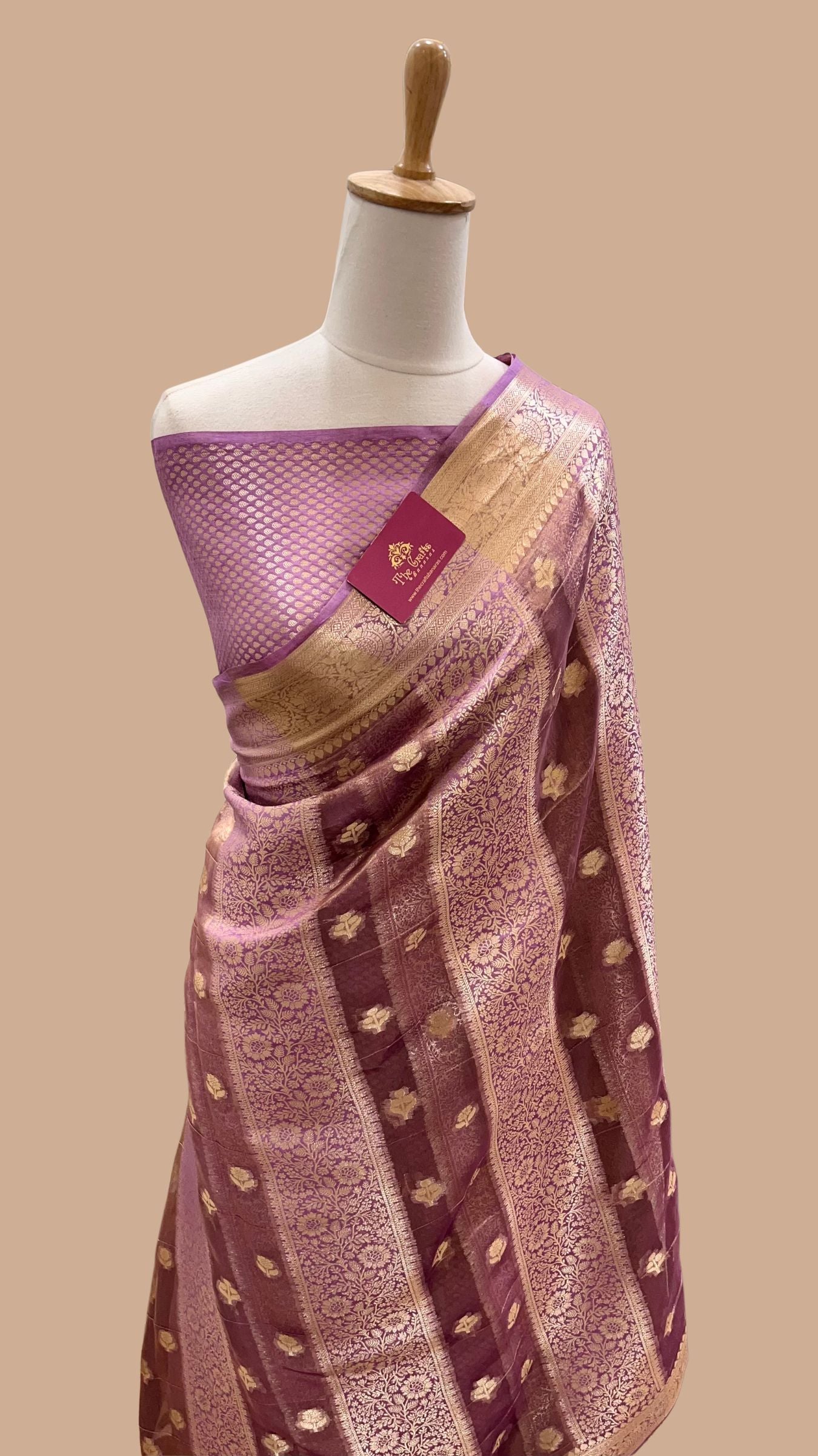 Pure Chiniya Tissue Silk Banarasi Saree