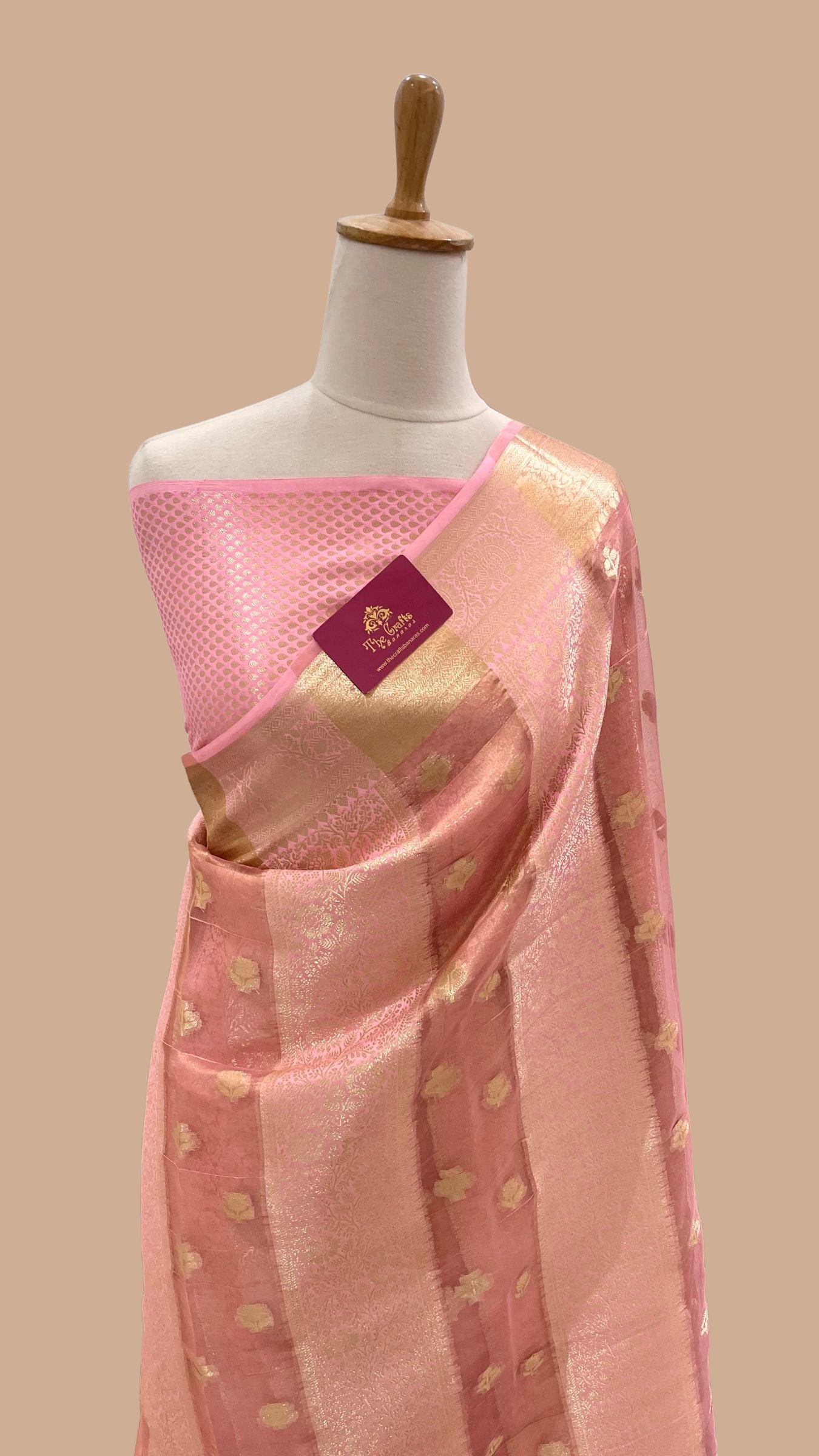 Pure Chiniya Tissue Silk Banarasi Saree