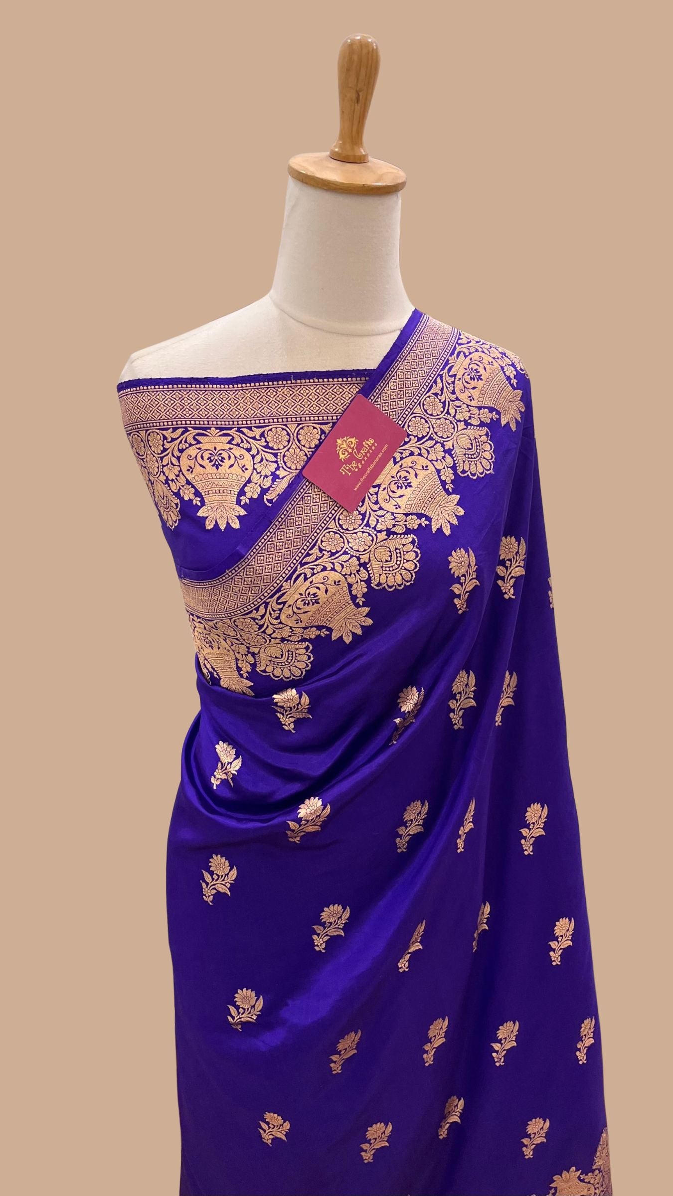 Pure Mango Silk Handloom Banarasi Saree