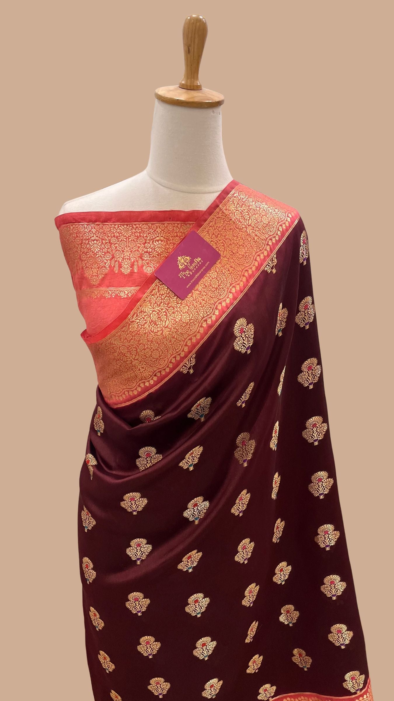 Pure Mango Silk Banarasi Saree