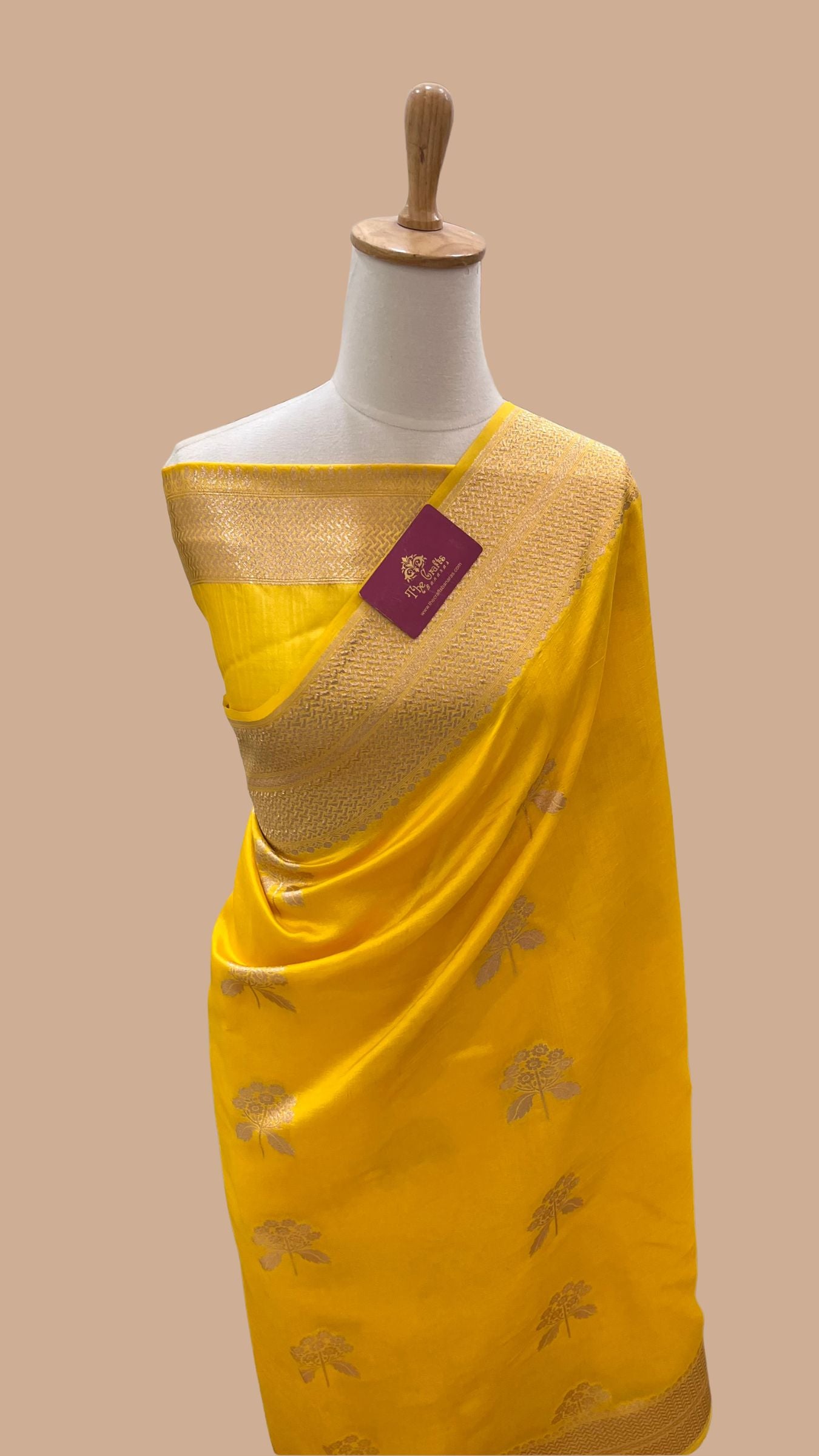 Pure Mango Silk Banarasi Saree