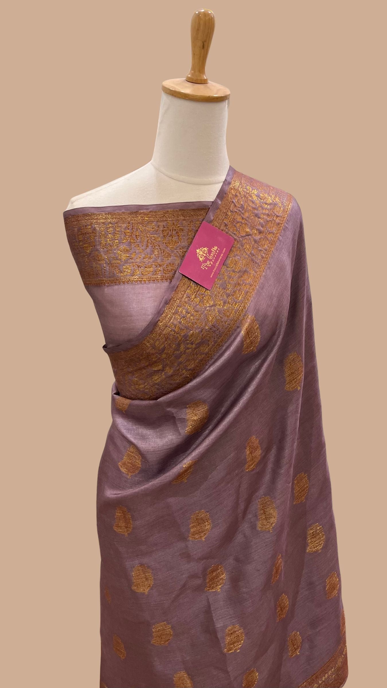 Pure Tussar Silk Banarasi Saree