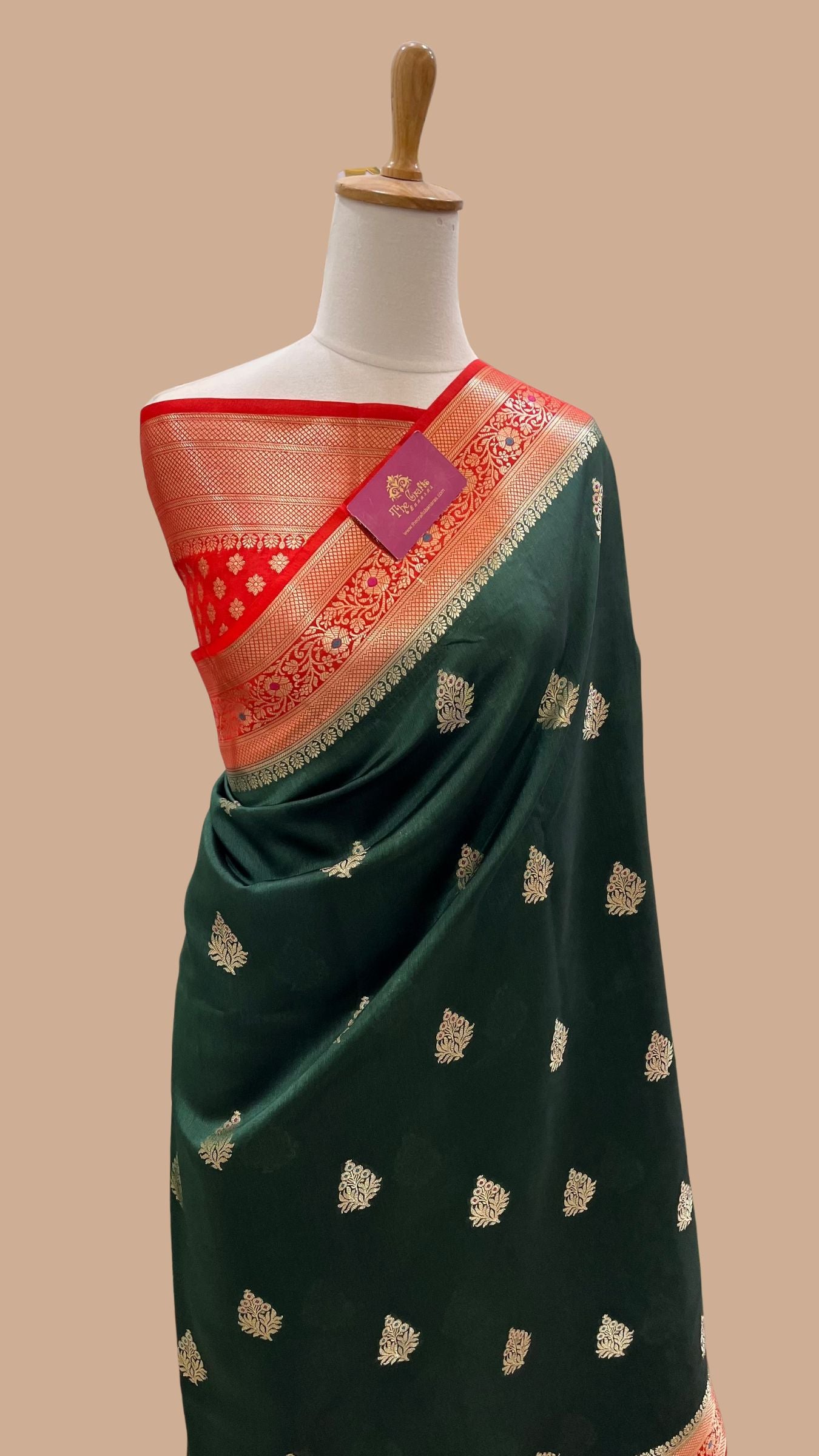 Pure Dupion Silk Banarasi Saree