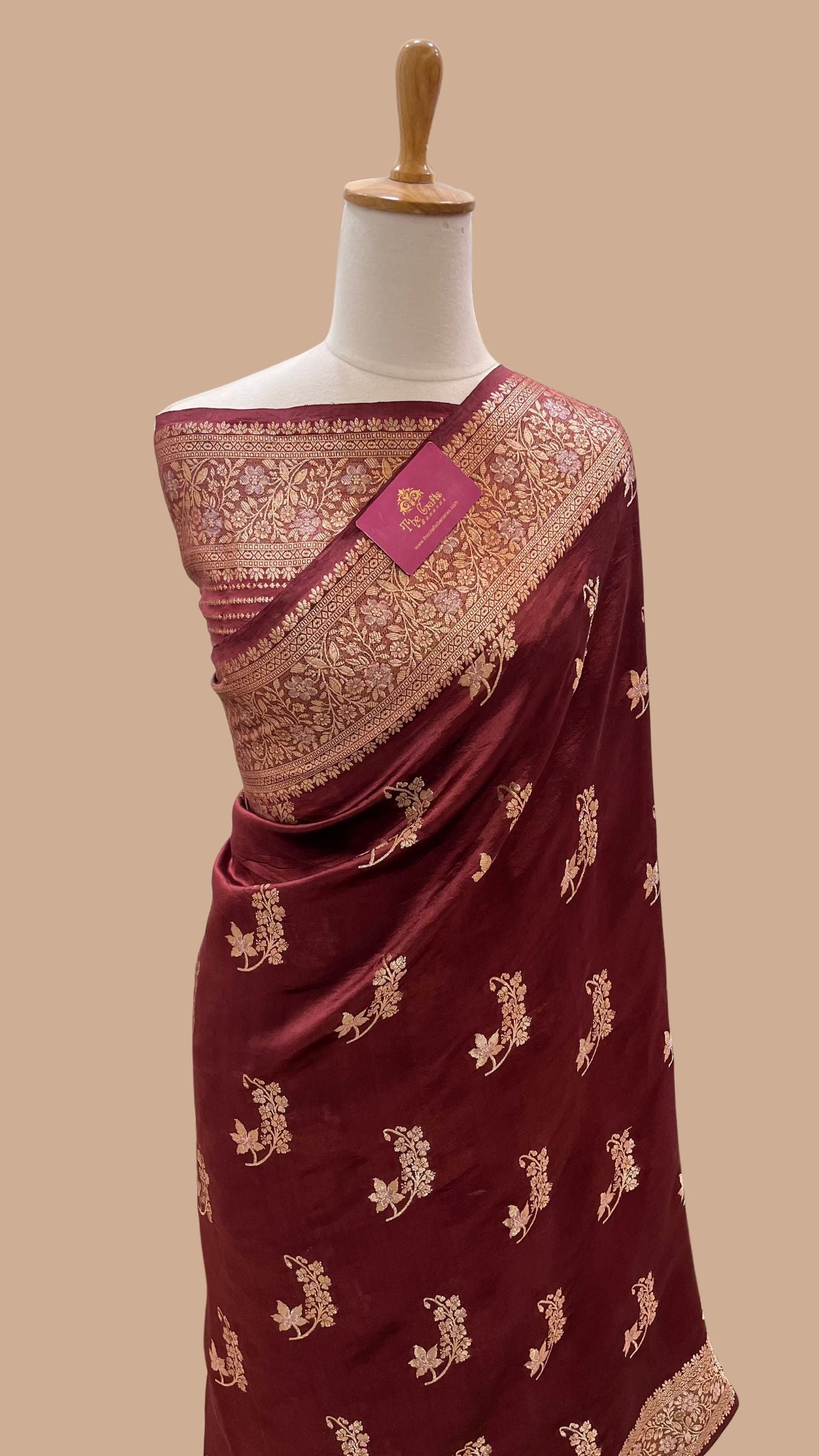 Pure Mango Silk Handloom Banarasi Saree