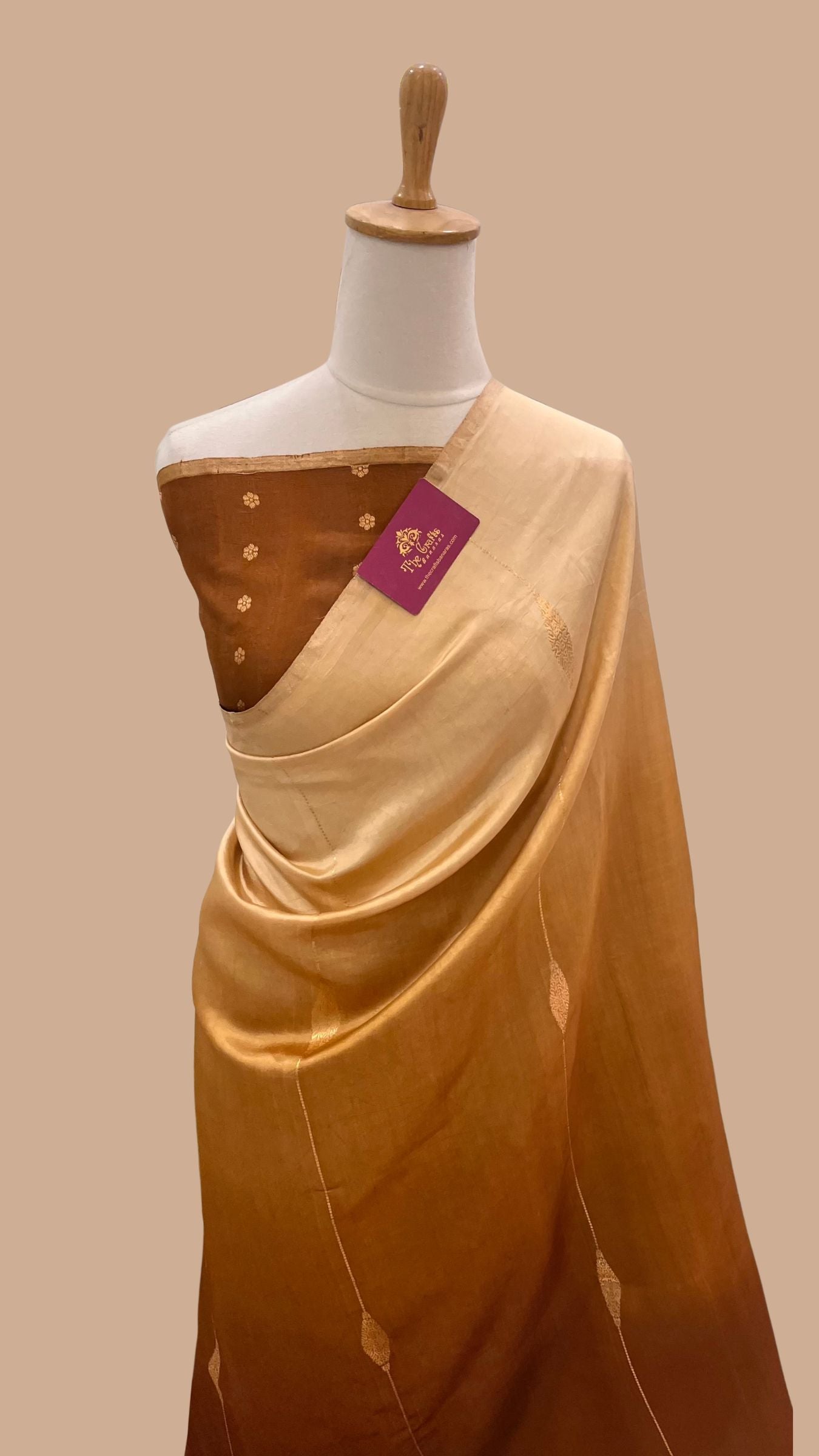 Pure Mango Silk Handloom Banarasi Saree