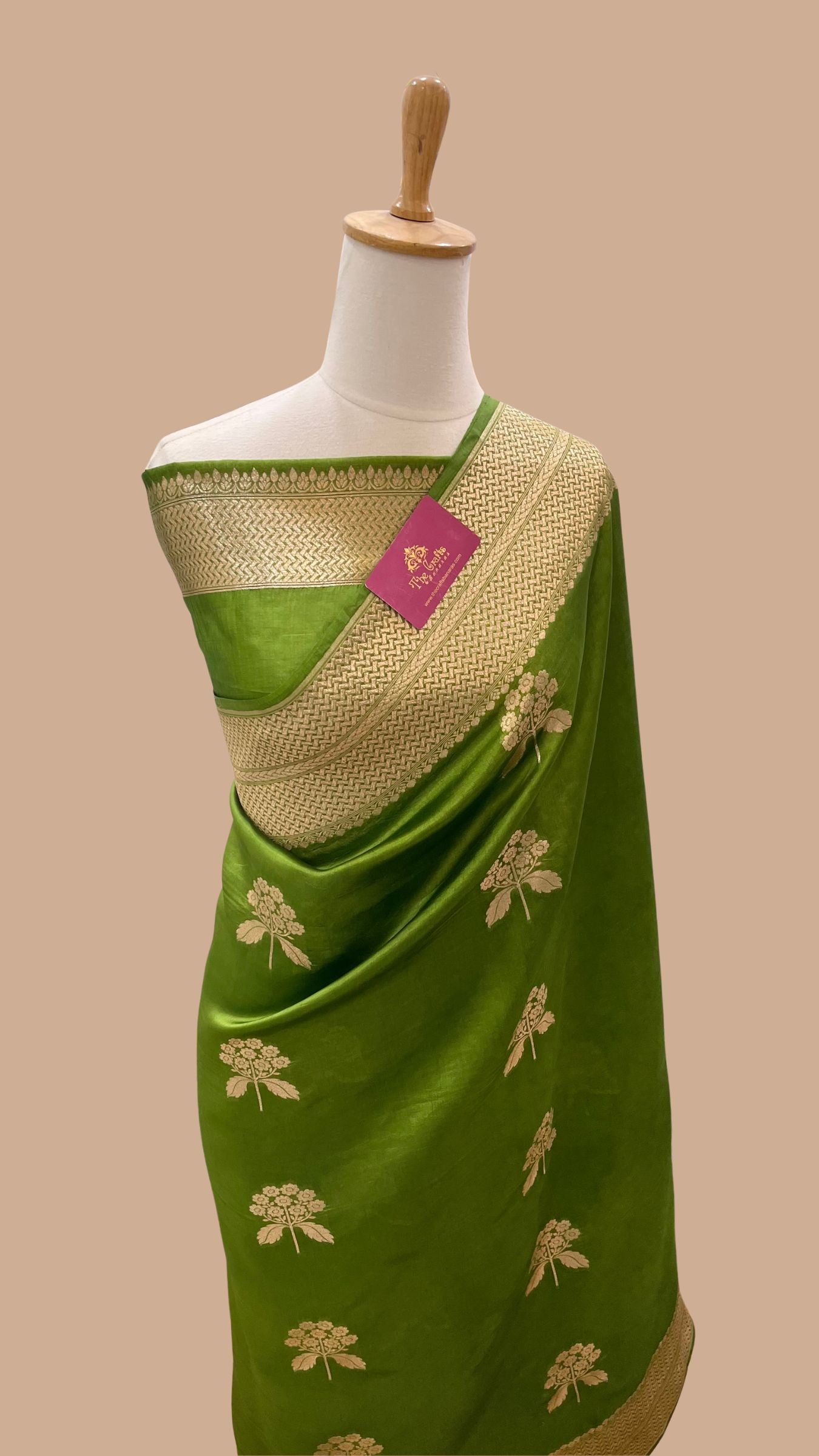 Pure Mango Silk Banarasi Saree