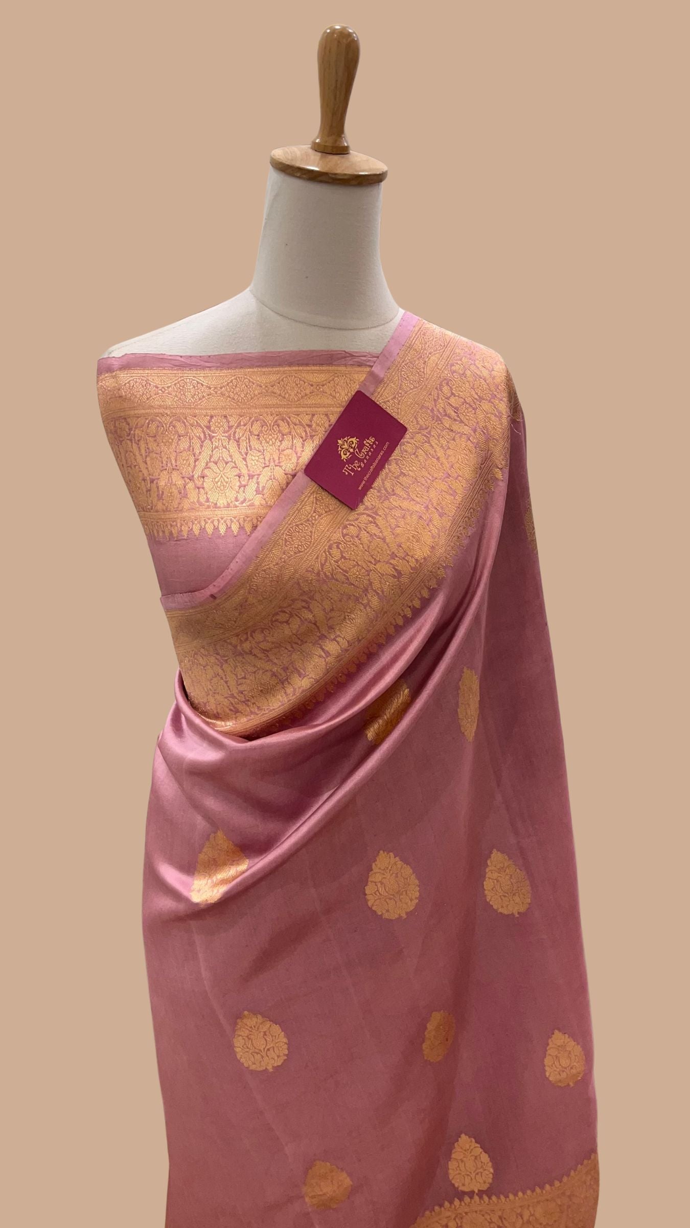 Pure Mango Silk Handloom Banarasi Saree