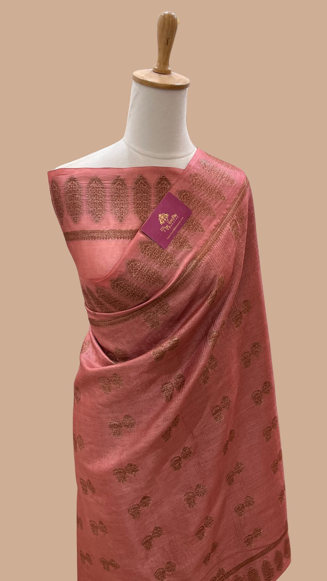 Pure Tussar Silk Banarasi Saree