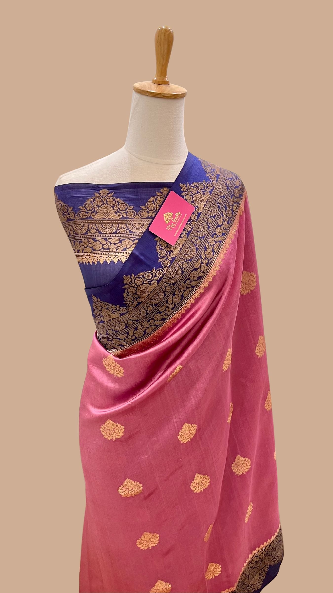 Pure Mango Silk Handloom Banarasi Saree