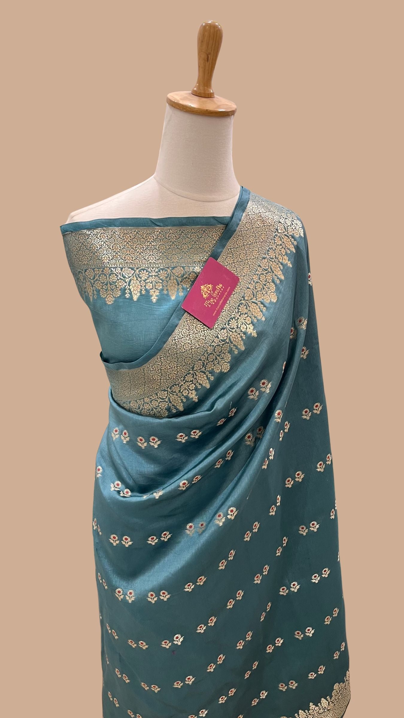 Pure Mango Silk Banarasi Saree