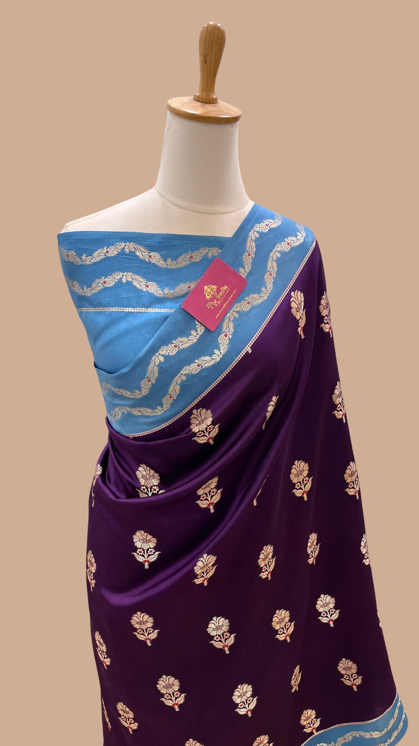 Pure Mango Silk Banarasi Saree