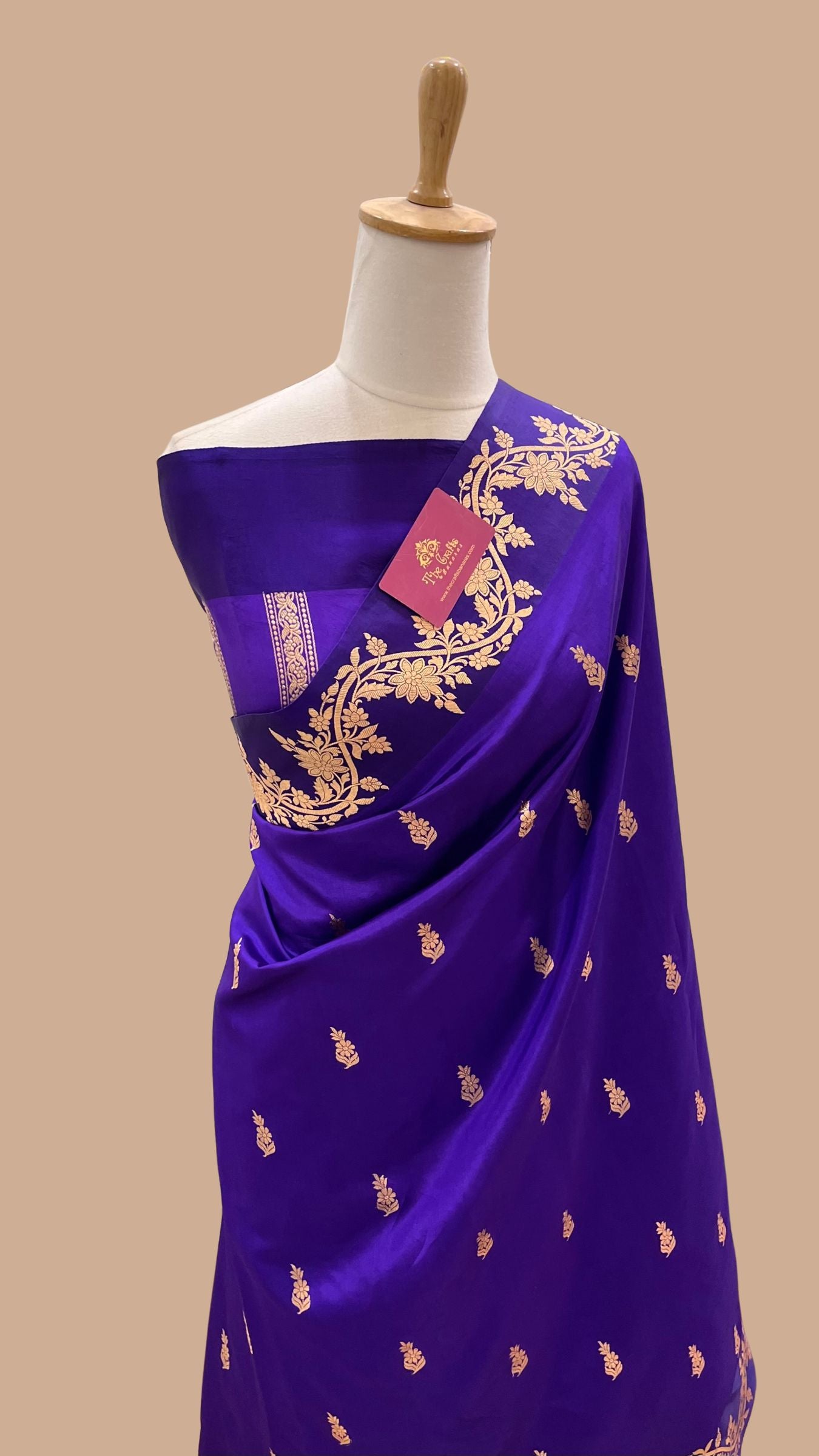 Pure Mango Silk Handloom Banarasi Saree