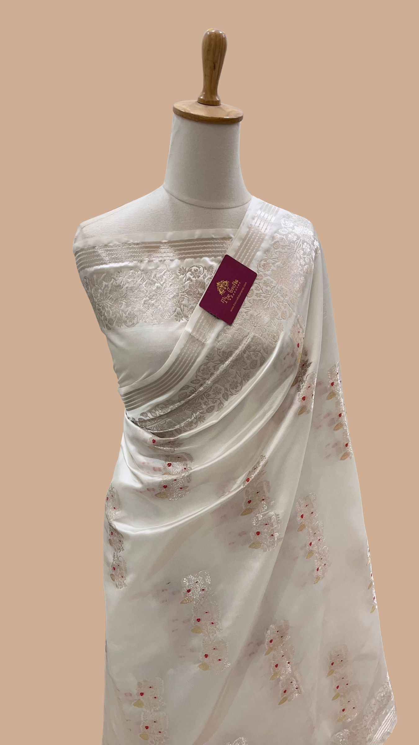 Pure Mango Silk Handloom Banarasi Saree