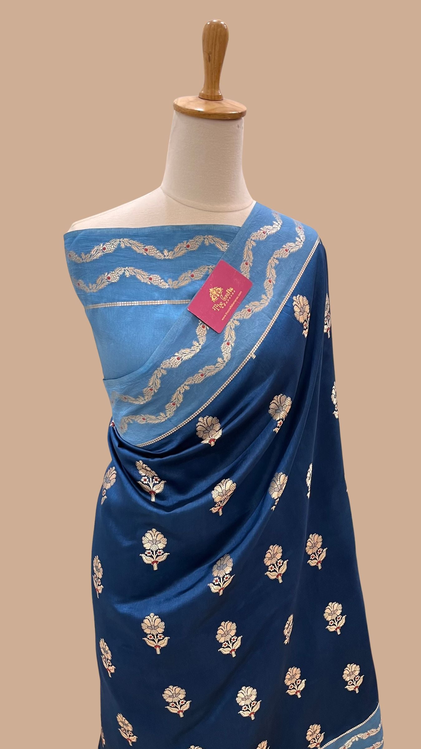 Pure Mango Silk Banarasi Saree