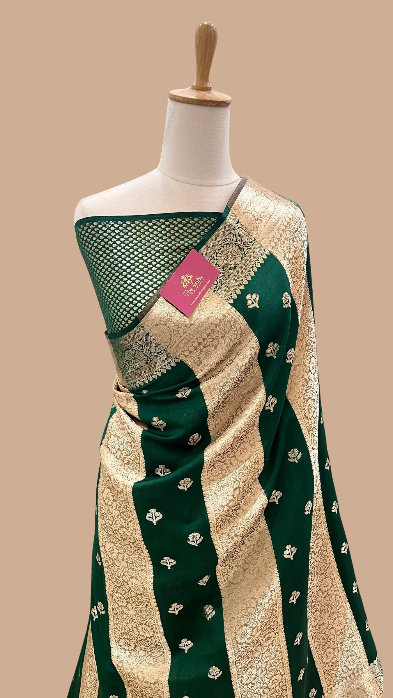 Pure Chiniya Tissue Silk Banarasi Saree