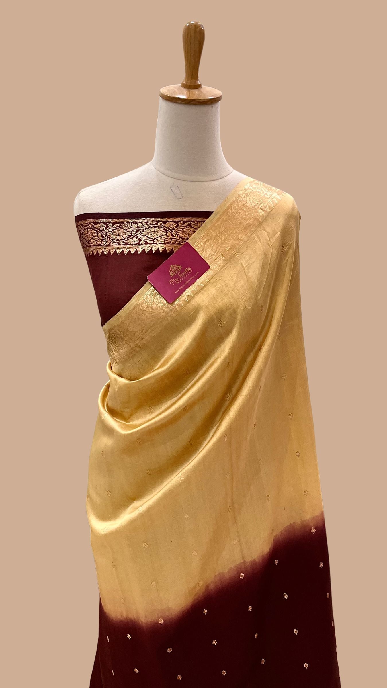 Pure Mango Silk Handloom Banarasi Saree