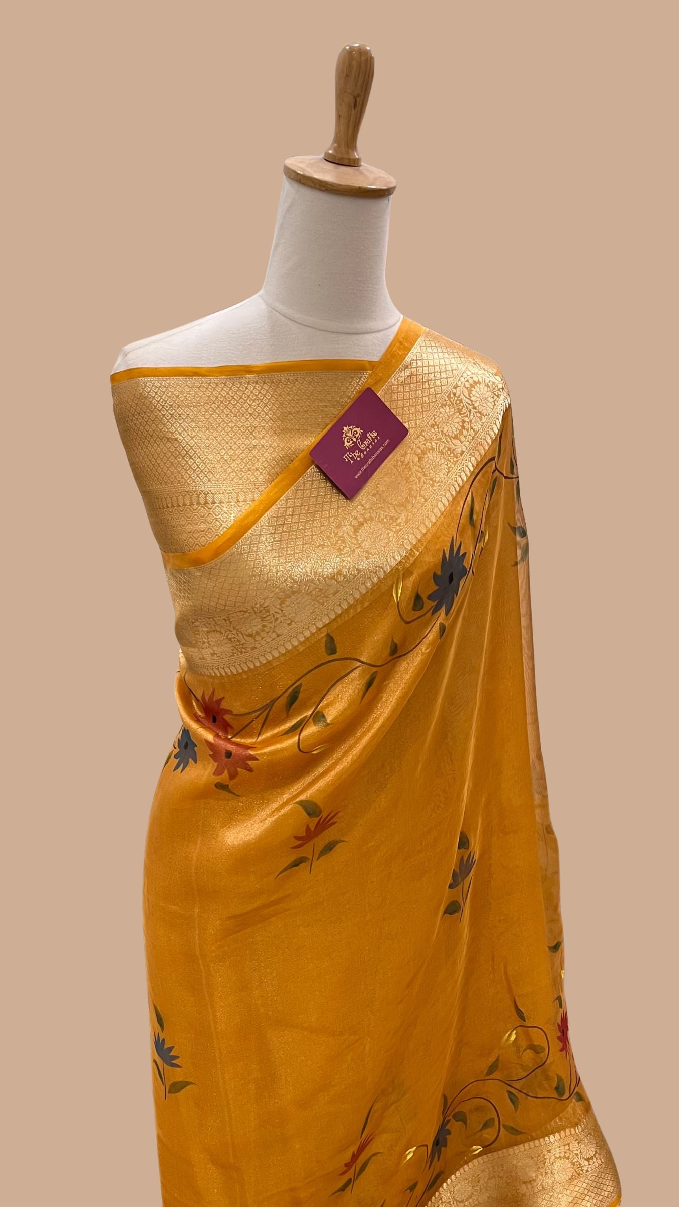 Pure Kora Tissue Silk Banarasi Saree