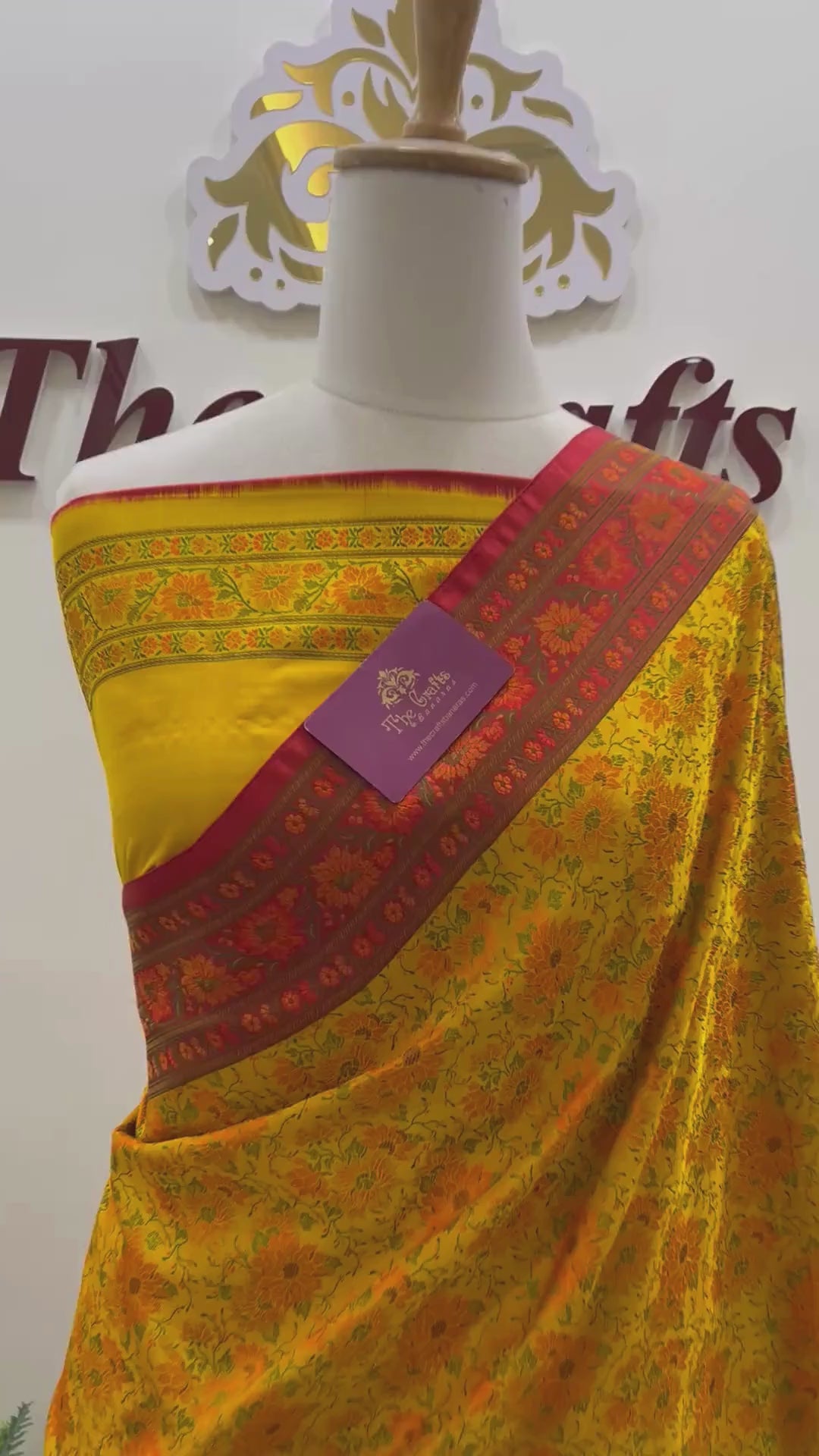 Pure Soft Katan Jamawar Silk Handloom Banarasi Saree