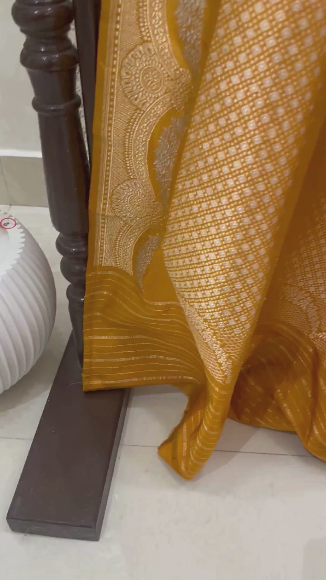 Pure Katan Silk Handloom Banarasi Saree - With Kadhua Sona Rupa Buti