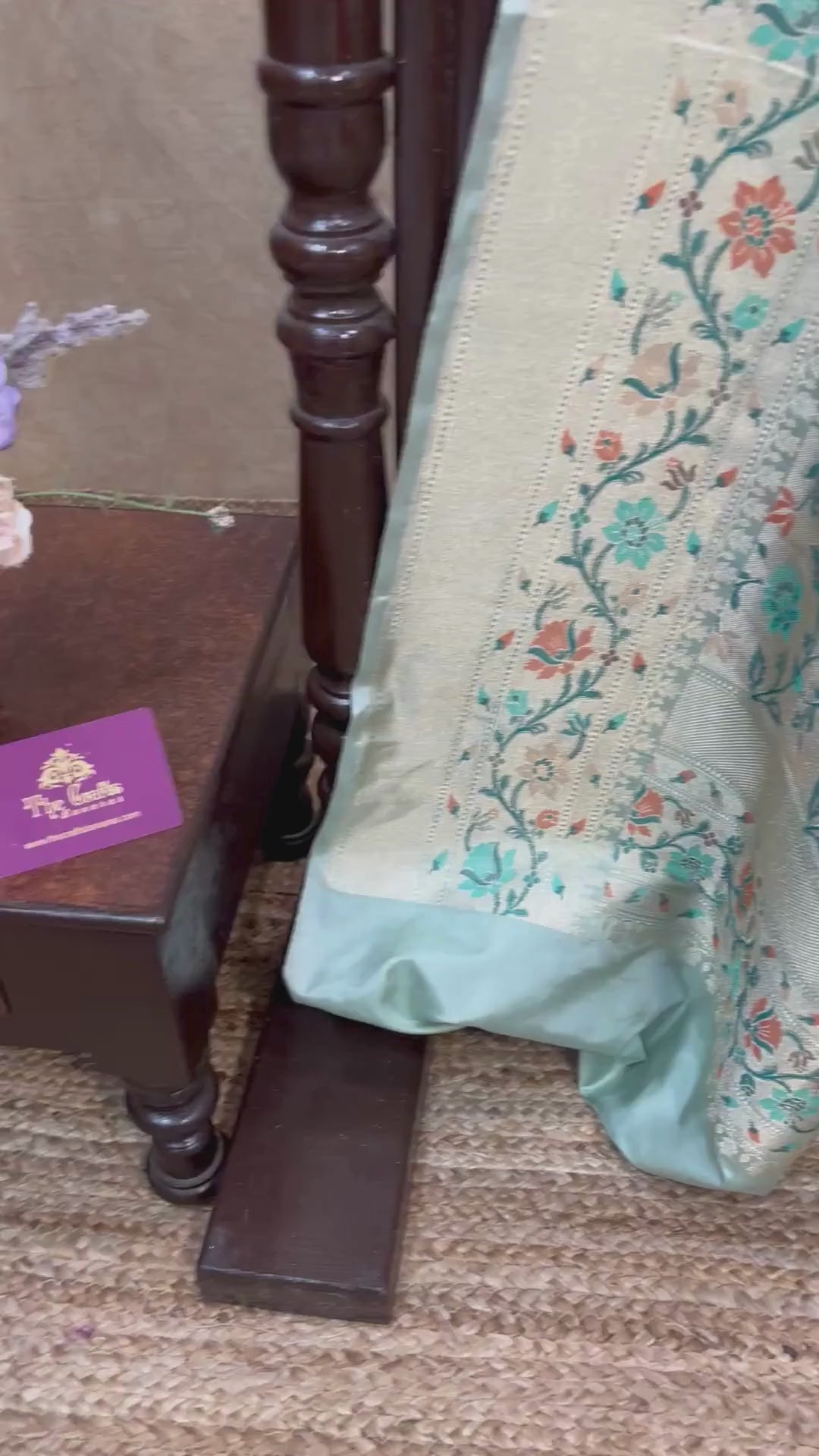 Pure Katan Silk Handloom Banarasi Saree - Kadhua Tanchui Brocade