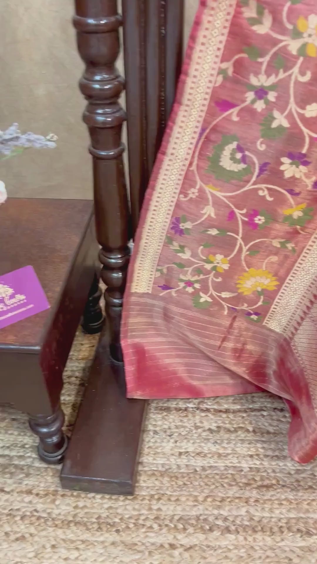 Pure Tissue Silk Handloom Banarasi Saree - with kadhua sona rupa motifs
