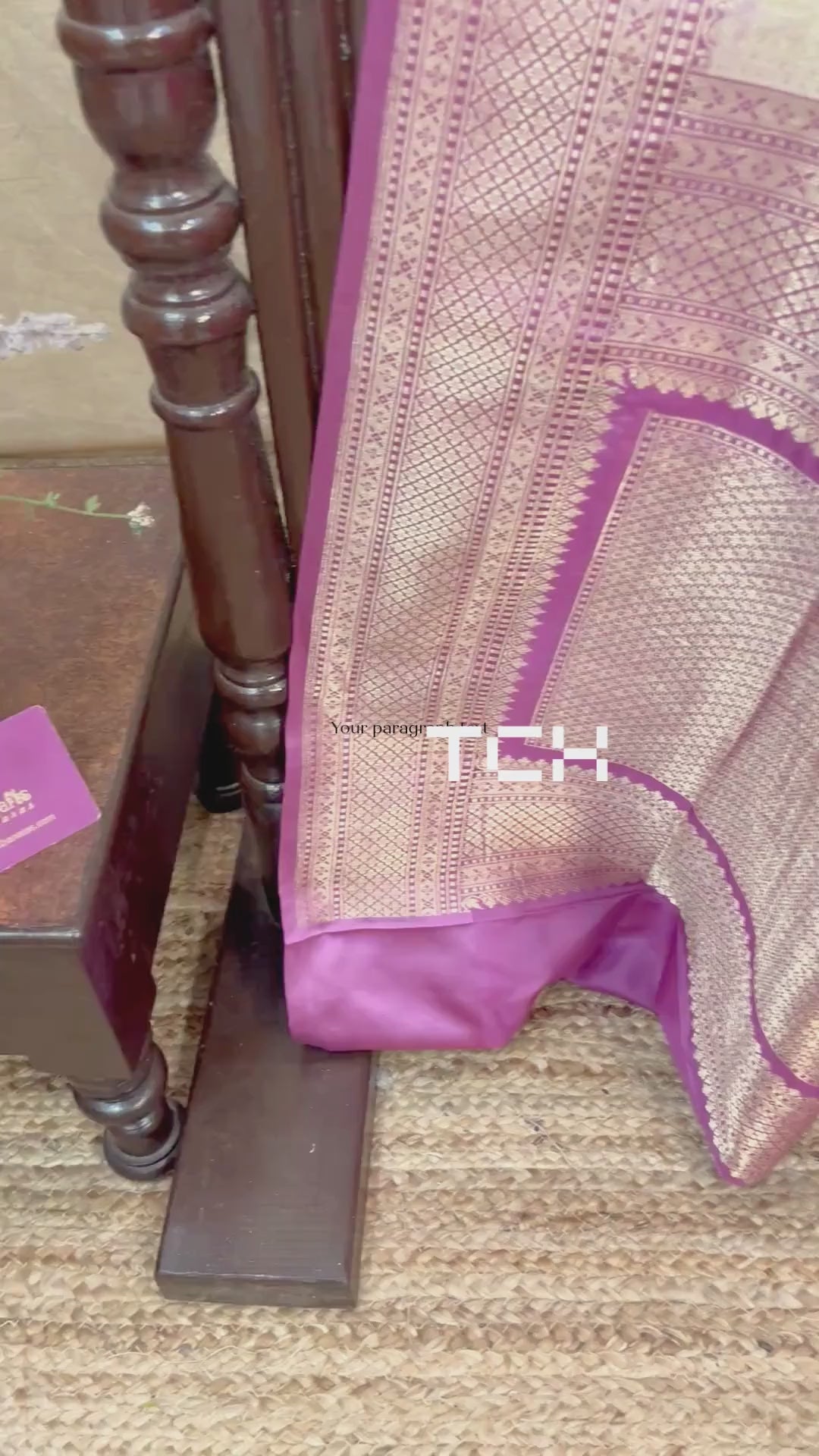 Pure Katan Silk Handloom Banarasi Saree - Kadhua Brocade Meena with Satan Border