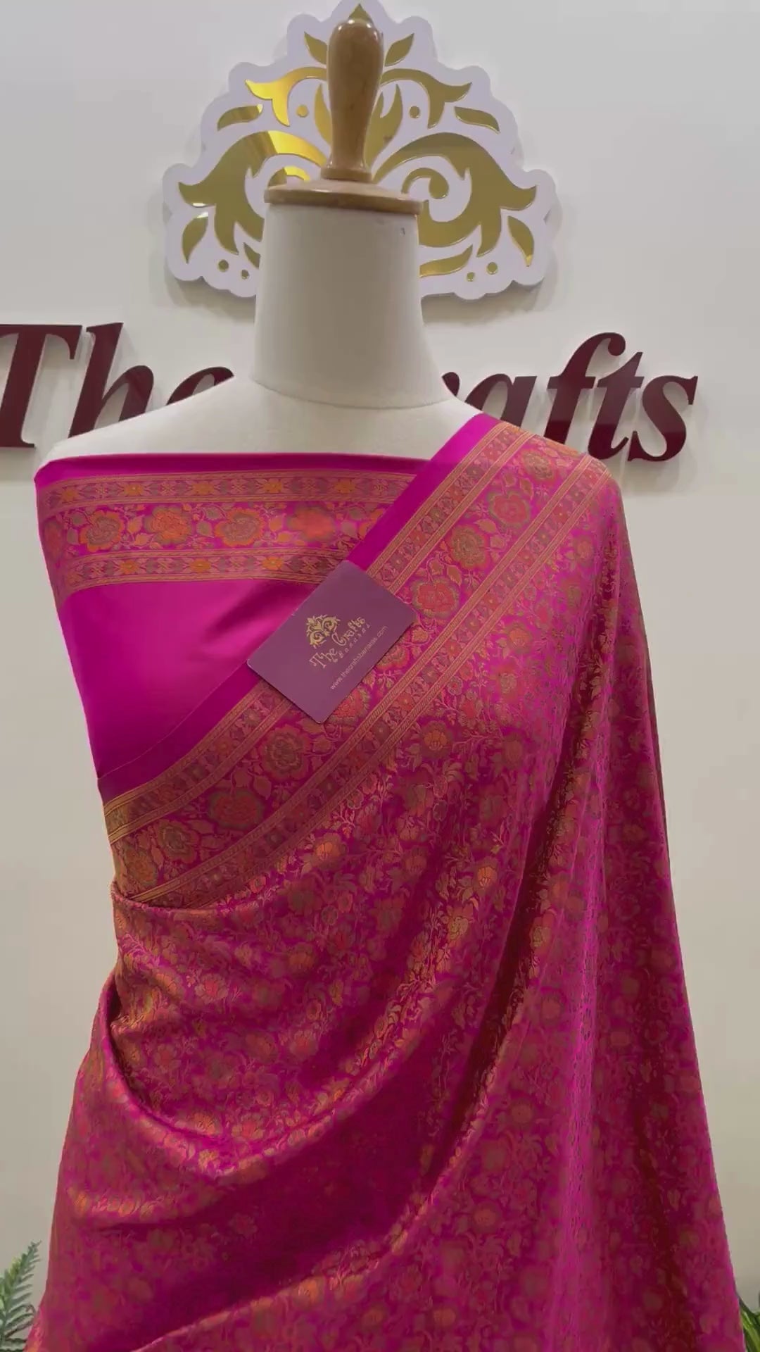 Pure Soft Katan Jamawar Silk Handloom Banarasi Saree