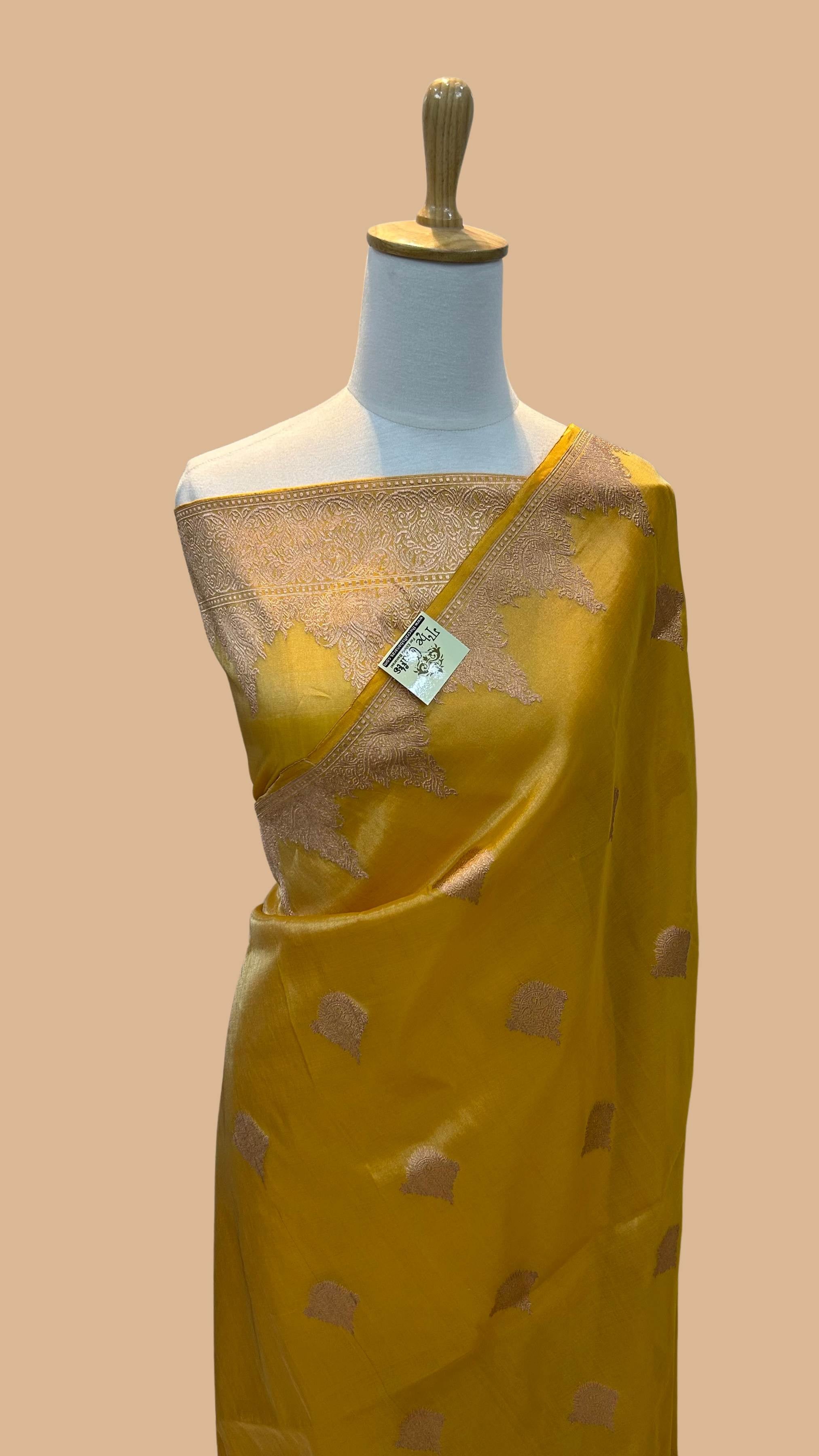 Pure Tissue Silk Handloom Banarasi Saree