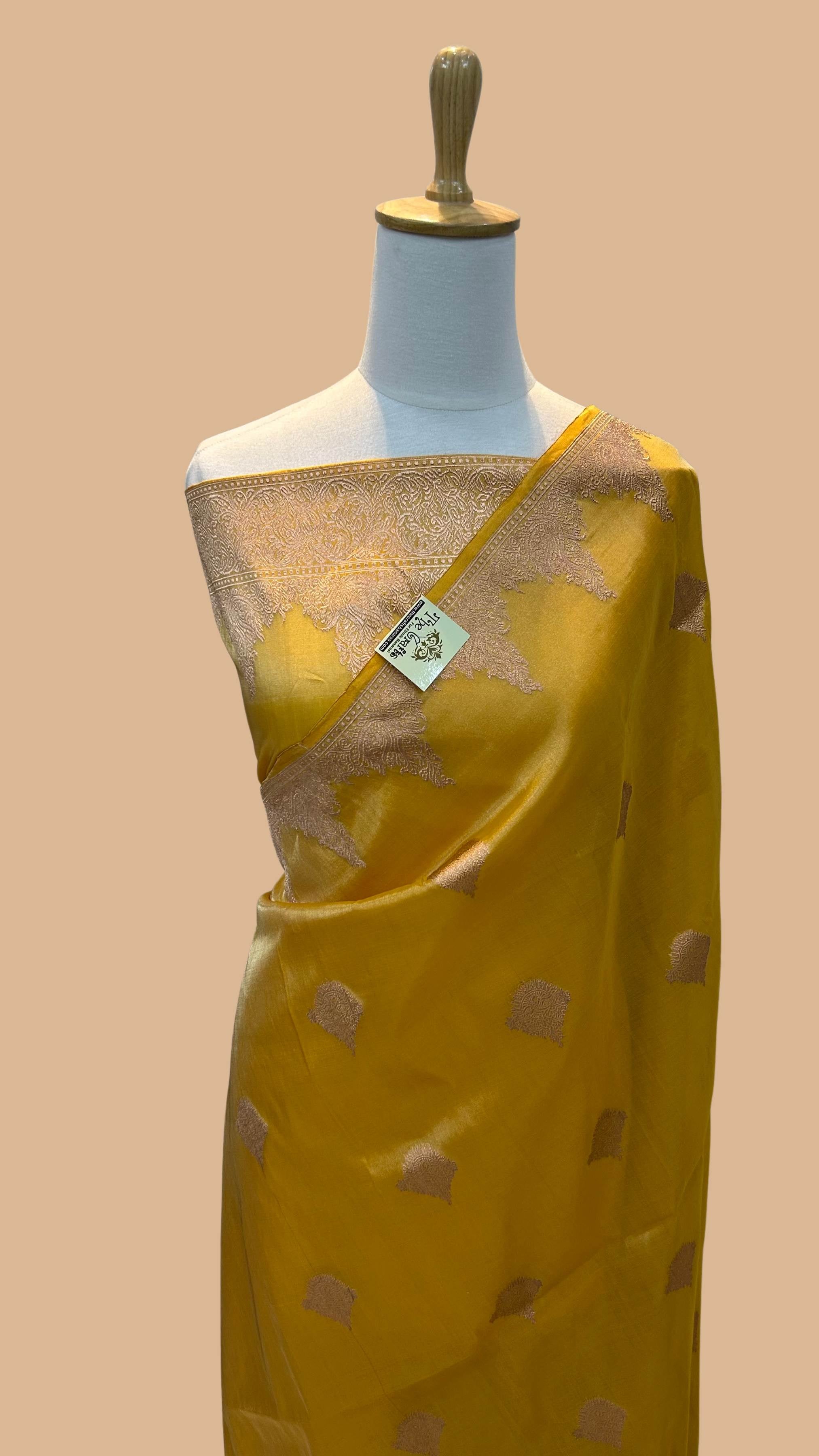 Pure Tissue Silk Handloom Banarasi Saree