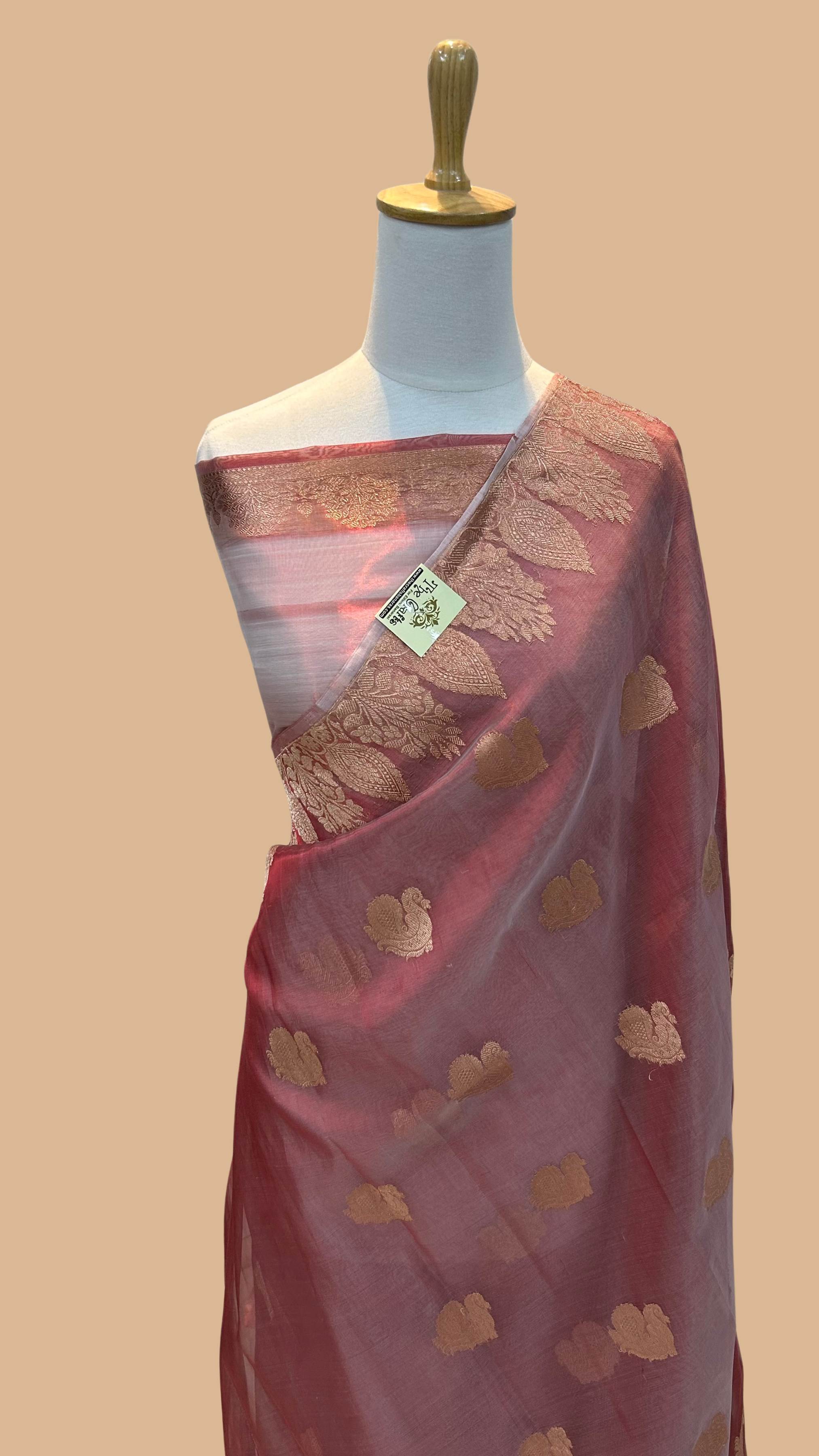 Pure Tissue Silk Handloom Banarasi Saree